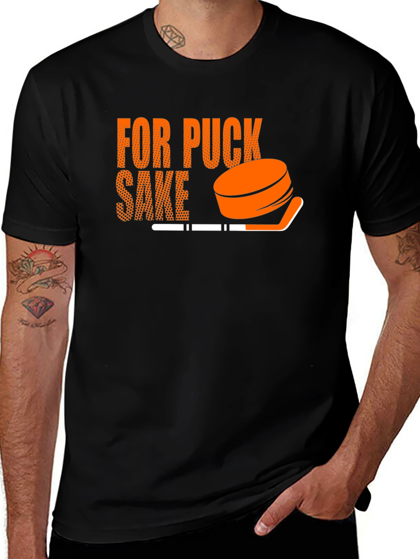 Variant 26 of For Puck Sake Hockey T-Shirt - Funny Graphic Tee