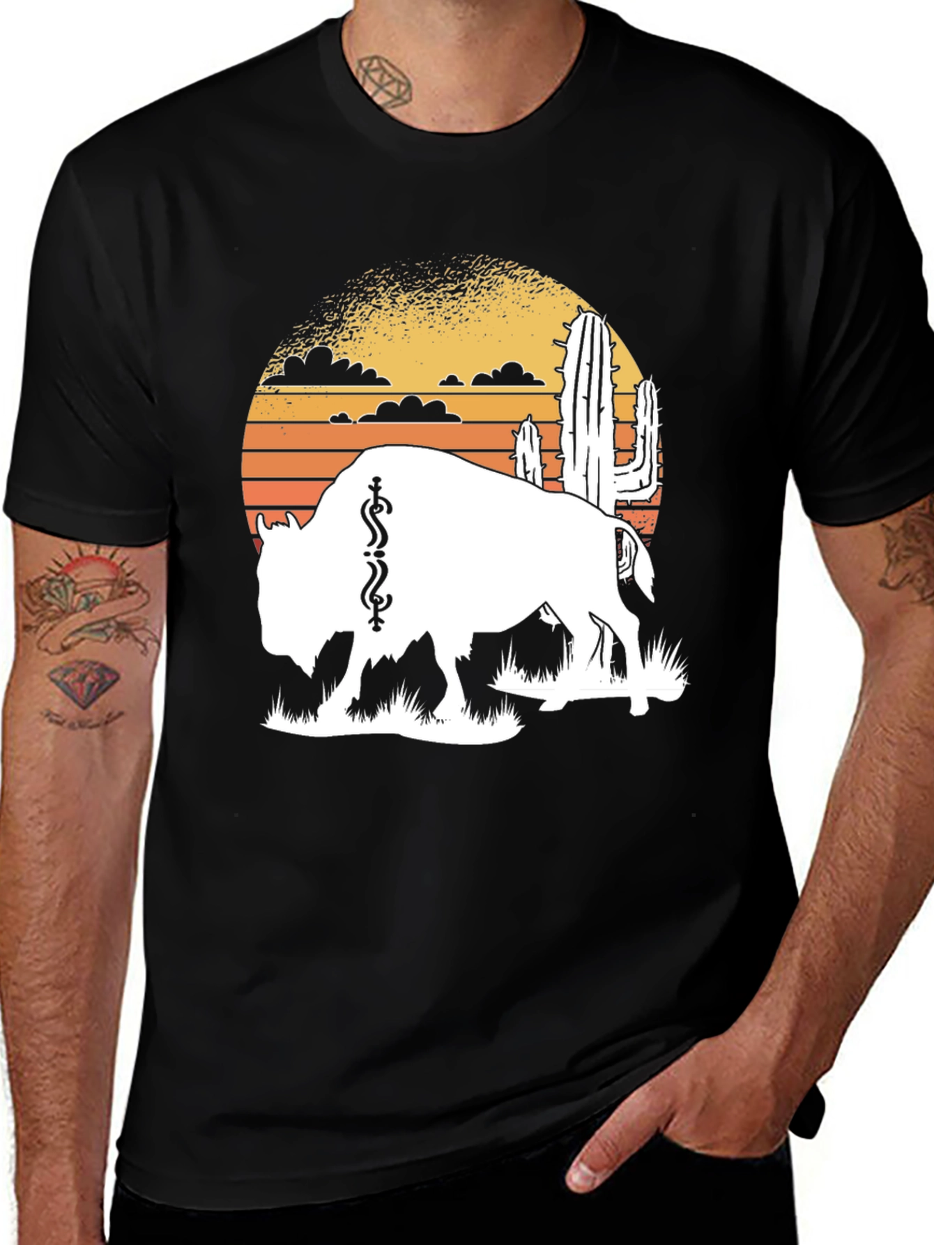 Variant 12 of Desert Bison Graphic Tee