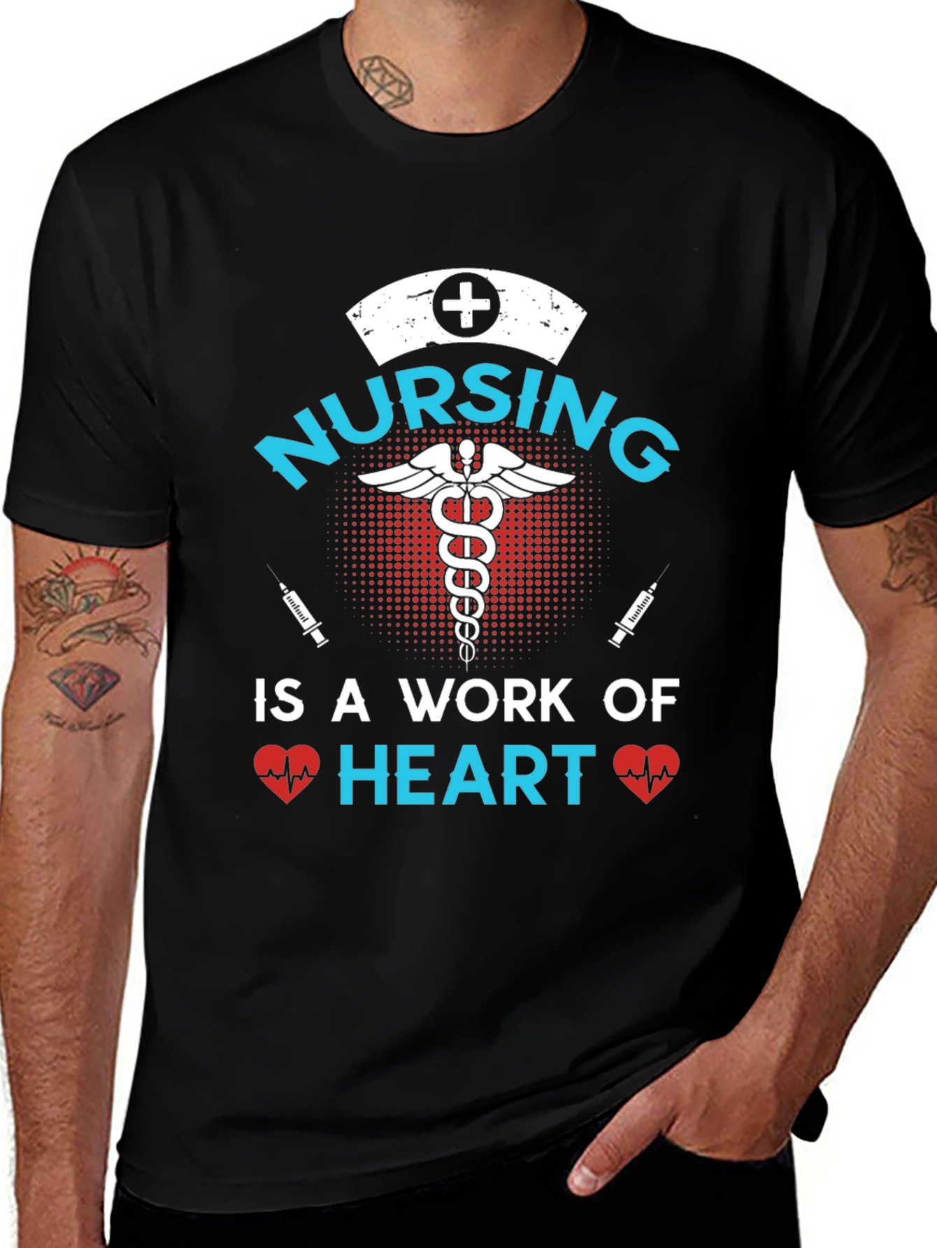 Variant 26 of Nursing is a Work of Heart T-Shirt