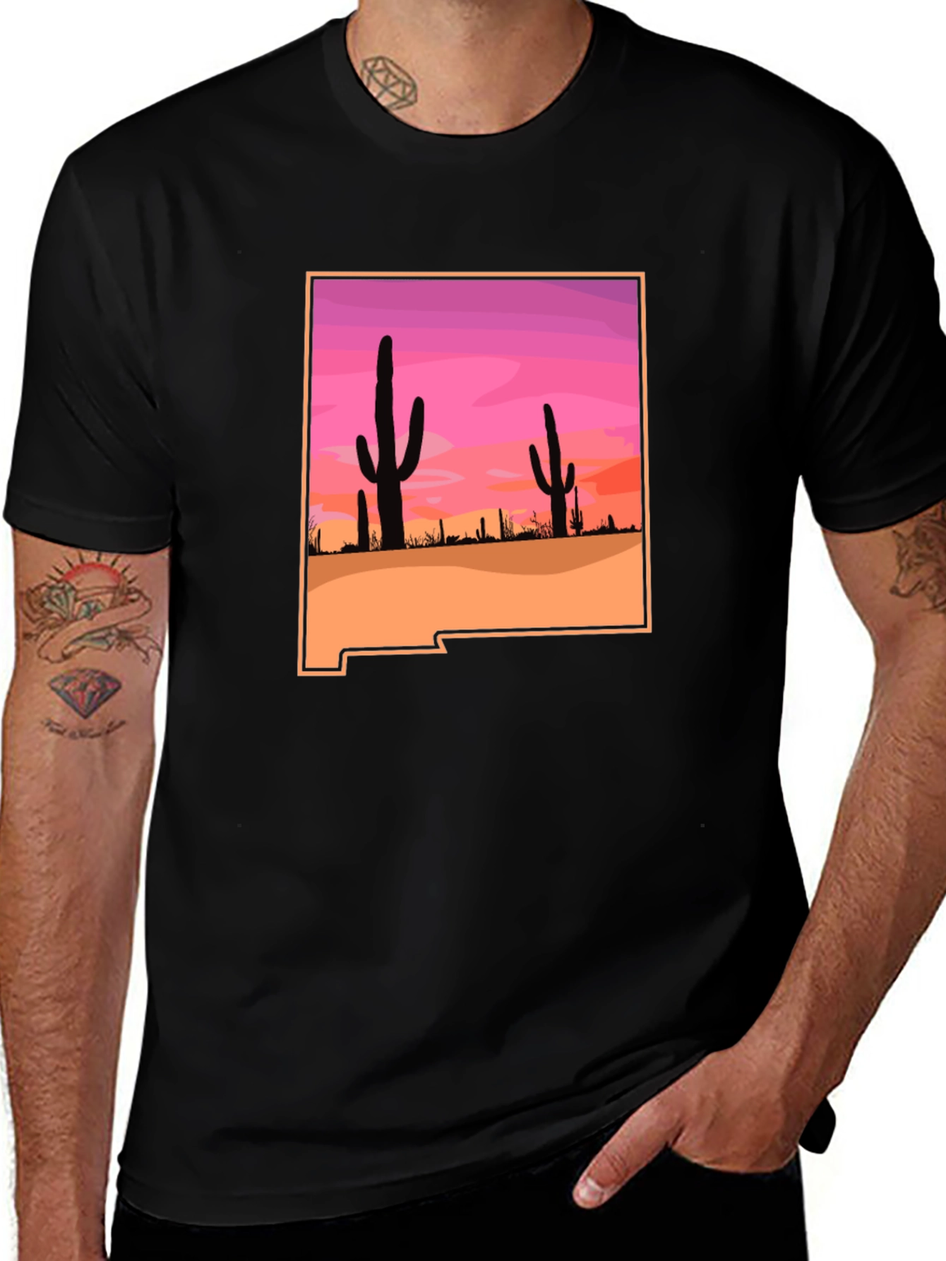 Variant 28 of Desert Sunset Graphic T-Shirt