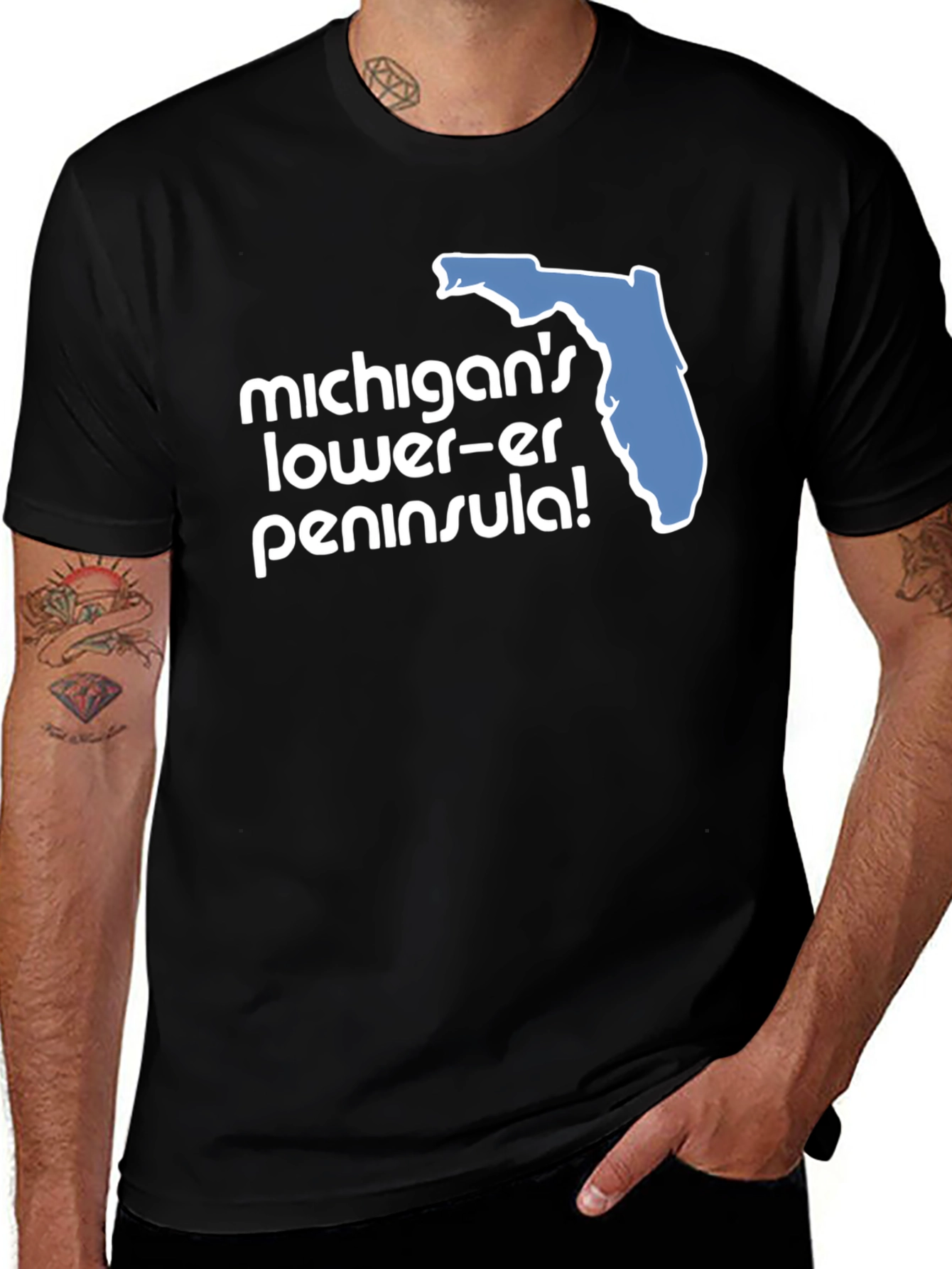 Michigan's Lower-er Peninsula! Funny T-Shirt