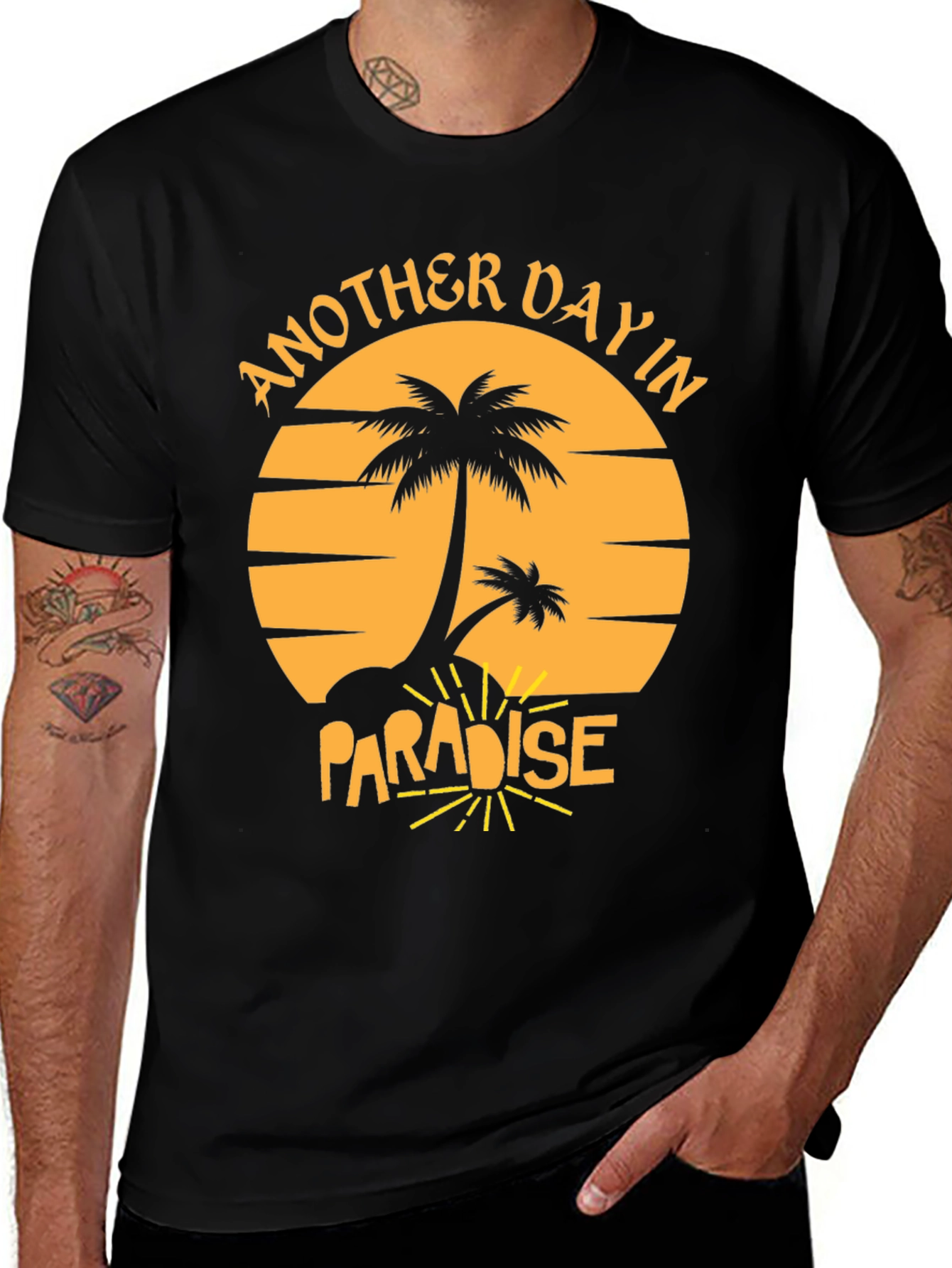Variant 8 of Another Day In Paradise Graphic Tee