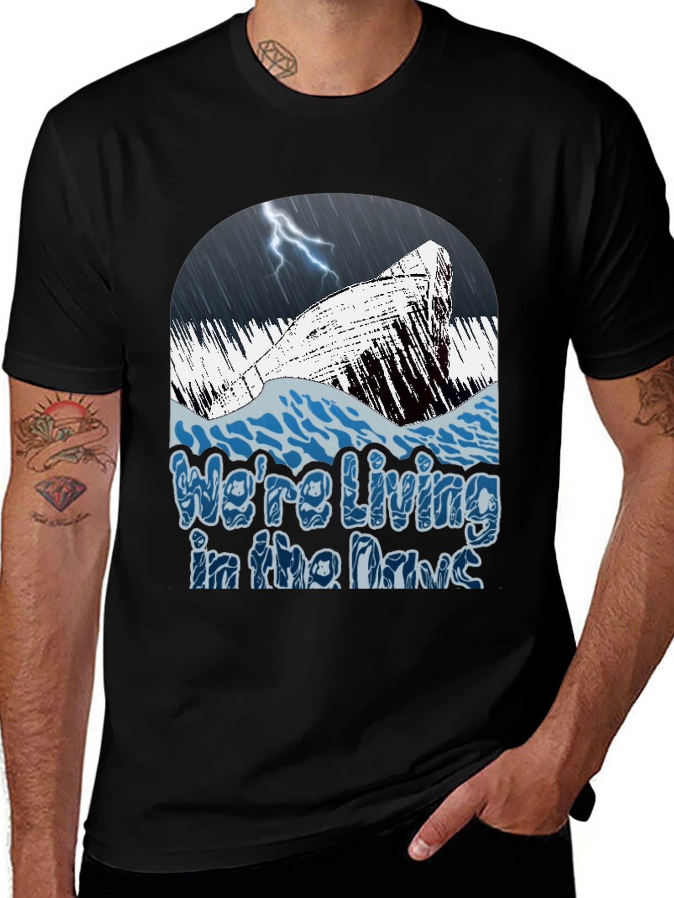 Variant 20 of We're Living In The Daze Graphic T-Shirt