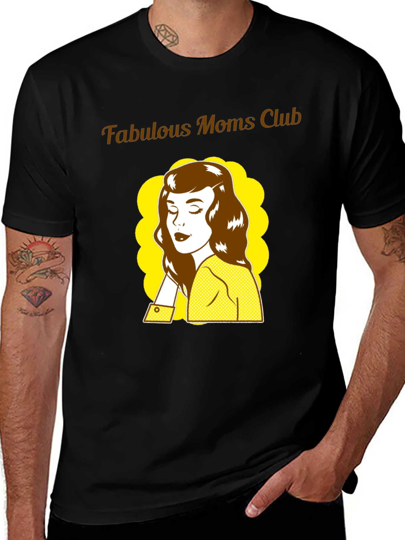 Variant 21 of Fabulous Moms Club Black T-Shirt