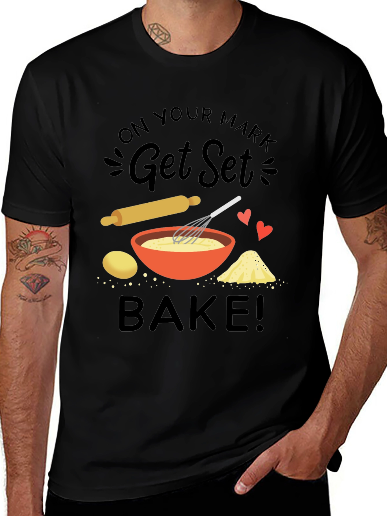 Variant 5 of On Your Mark Get Set Bake! Graphic T-Shirt