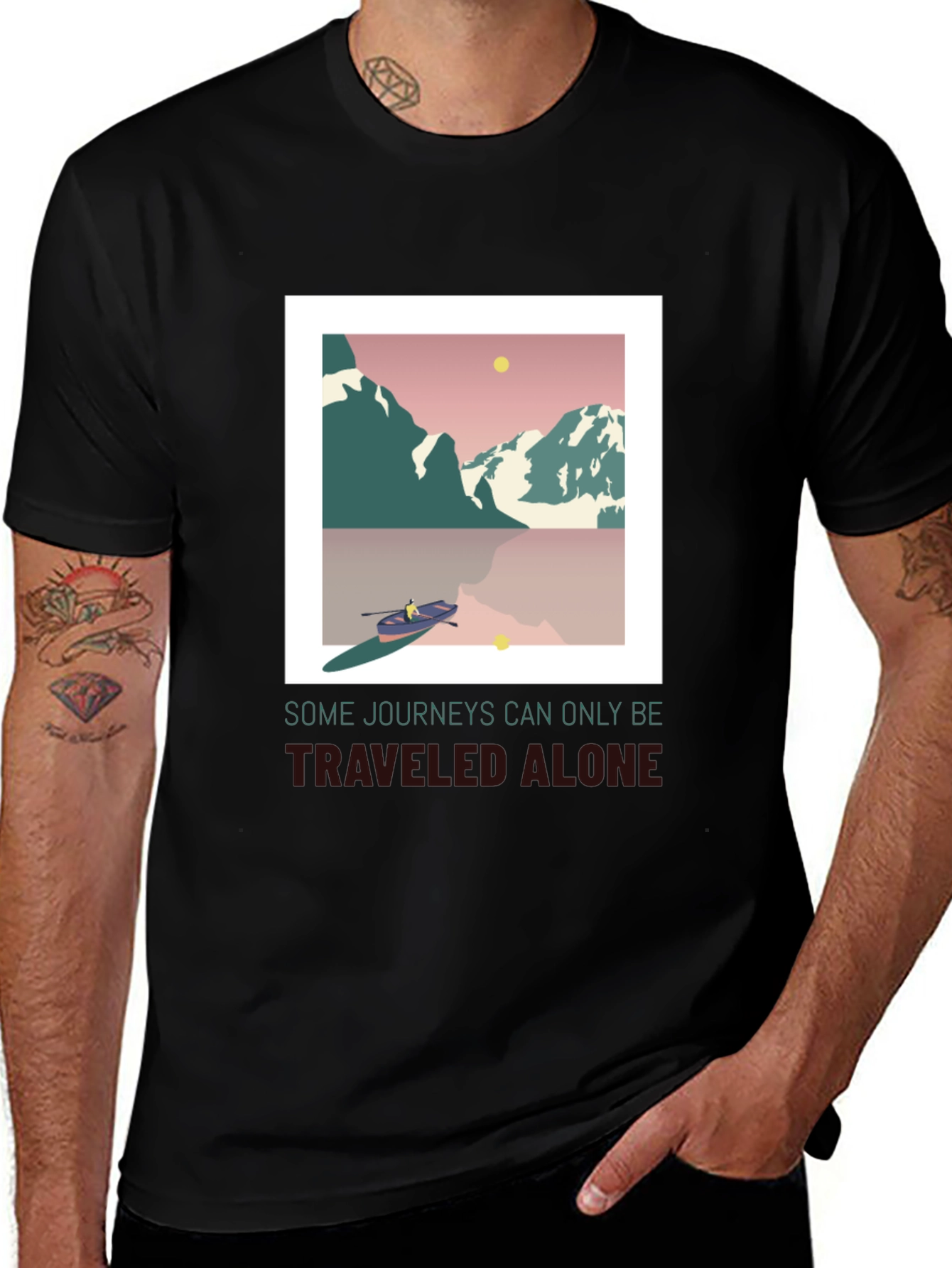 Solo Journey Graphic T-Shirt - Unisex Adventure Tee