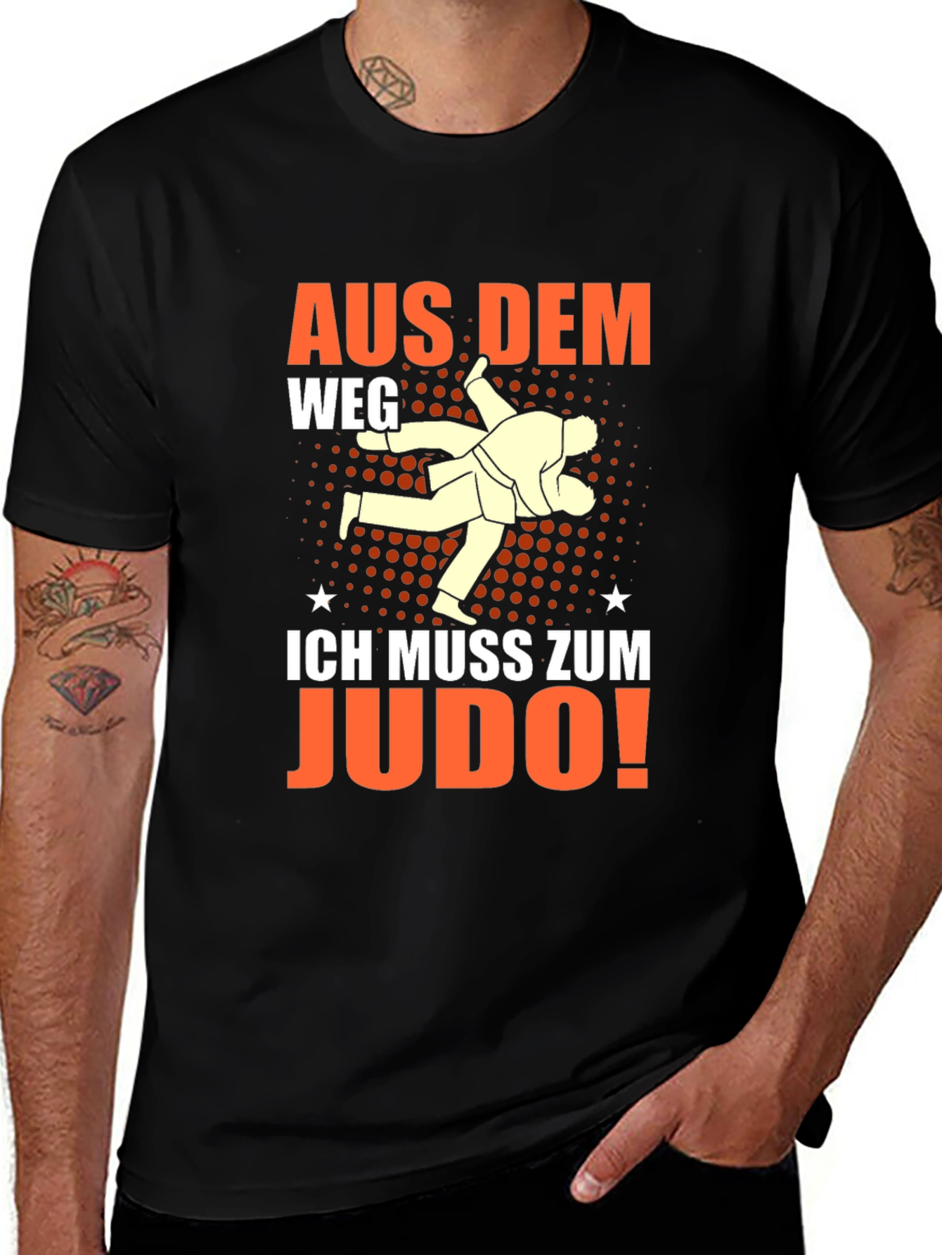 Judo T-Shirt - Aus Dem Weg! Judo!
