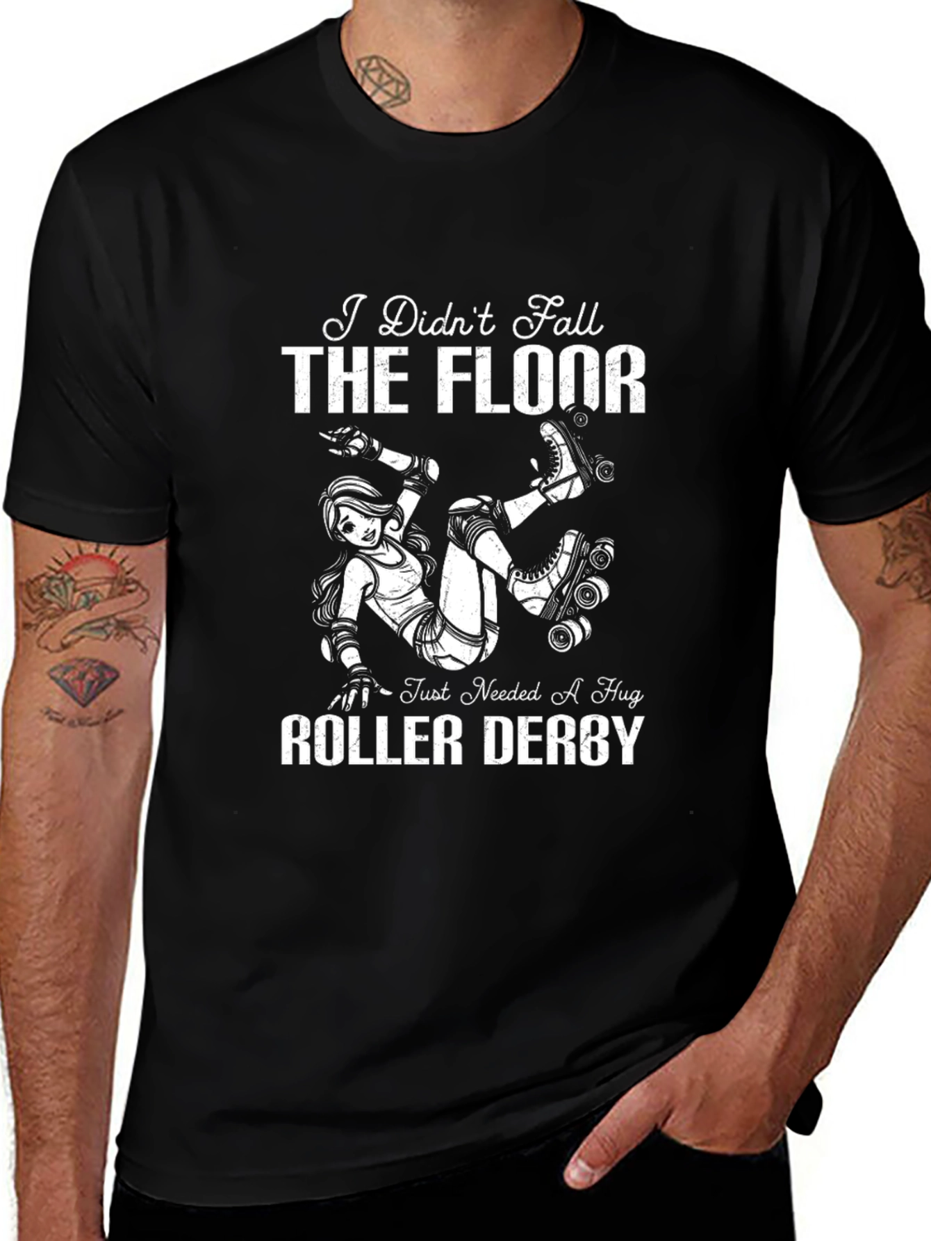 Variant 28 of Roller Derby T-Shirt - I Didn't Fall
