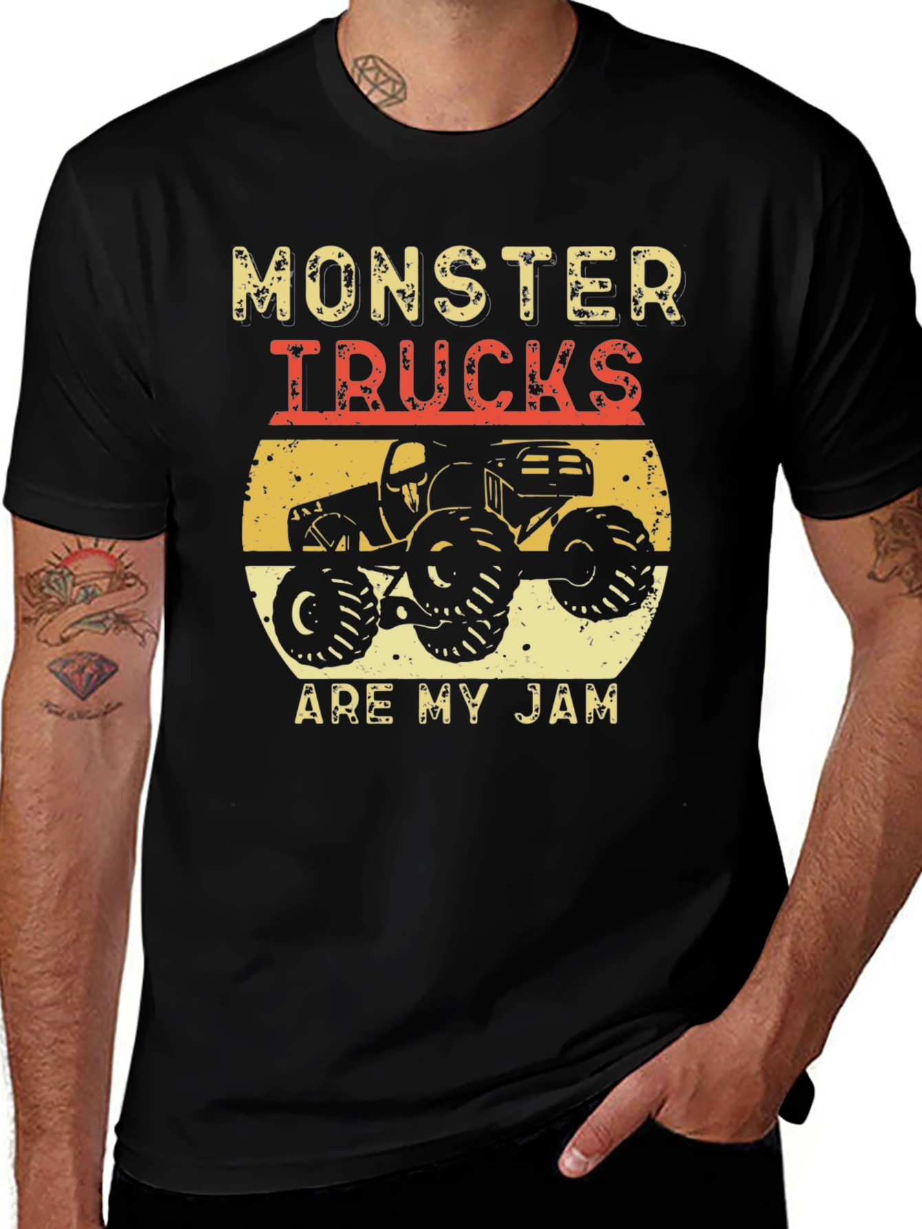Variant 23 of Monster Trucks Are My Jam T-Shirt