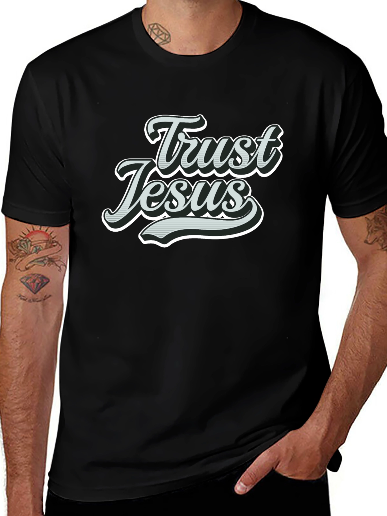 Variant 29 of Trust Jesus Graphic T-Shirt