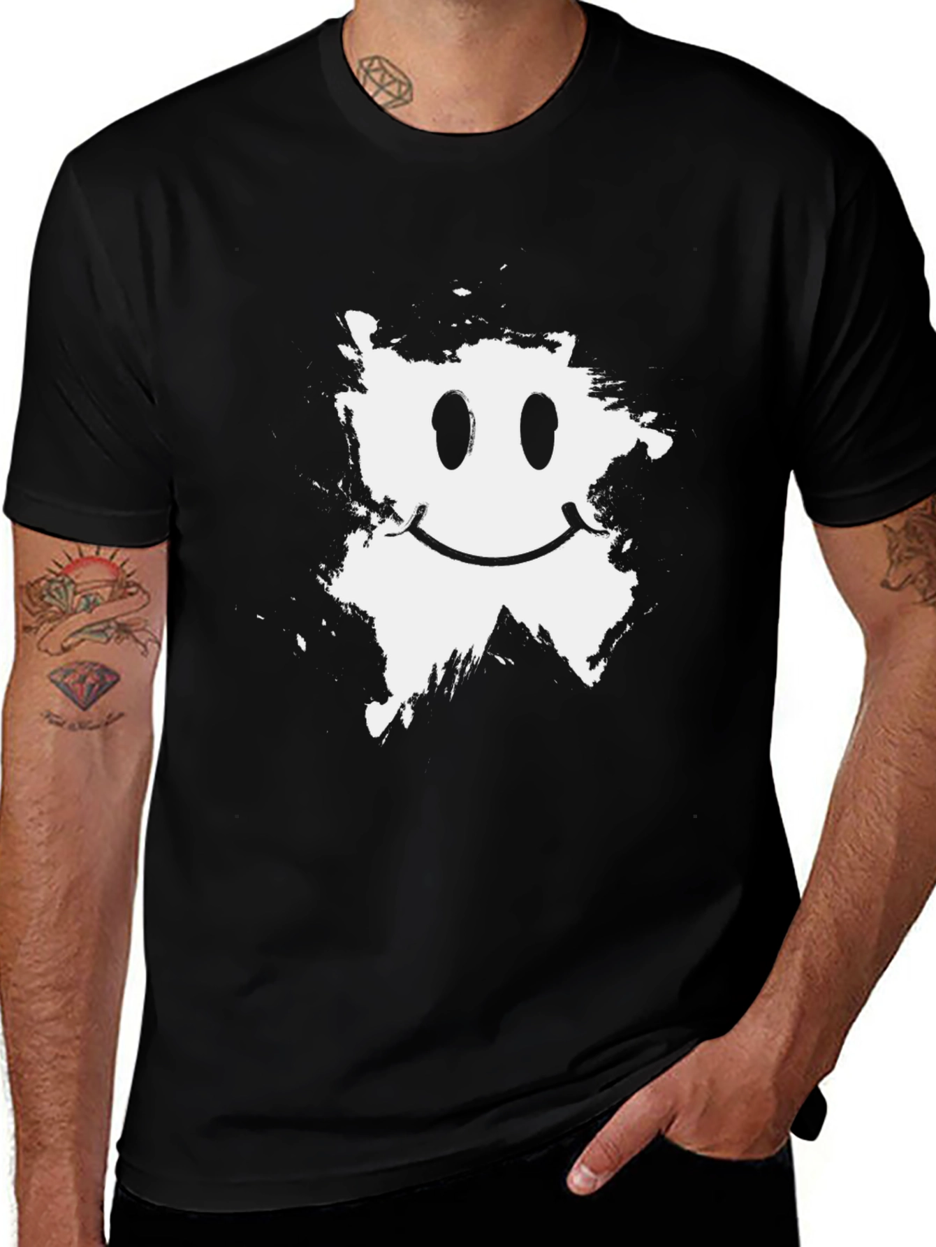 Variant 10 of Smiley Face Graphic T-Shirt