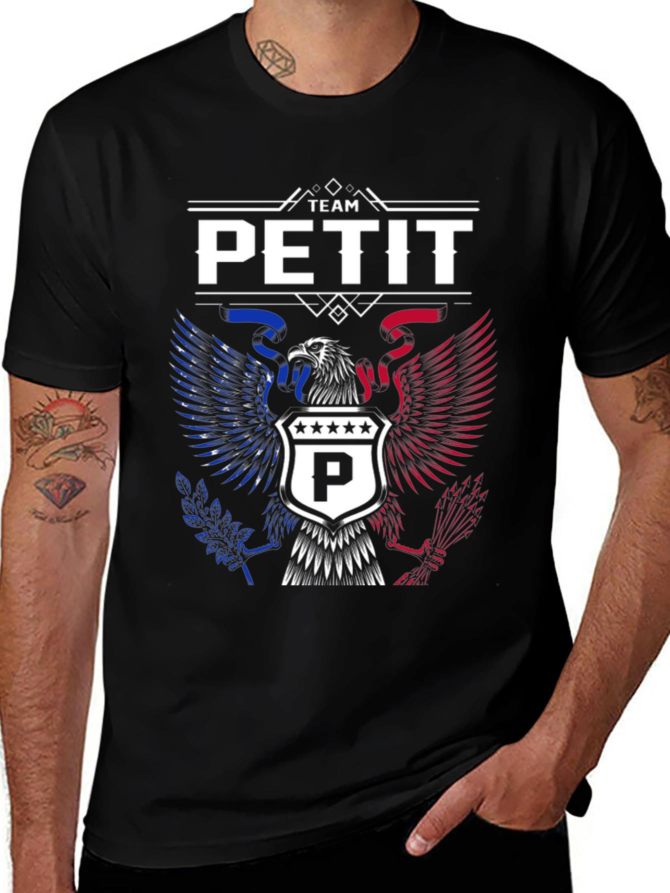 Team Petit Eagle Crest Graphic T-Shirt