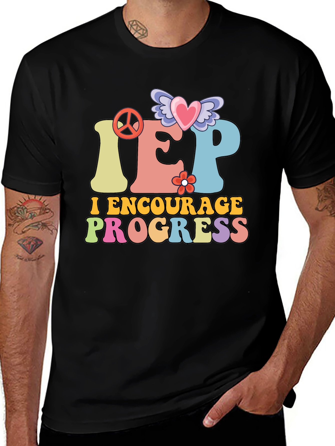 IEP Encourage Progress Teacher T-Shirt