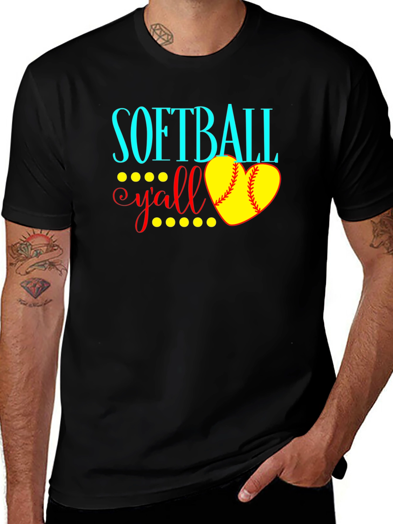 Softball Y'all Graphic T-Shirt
