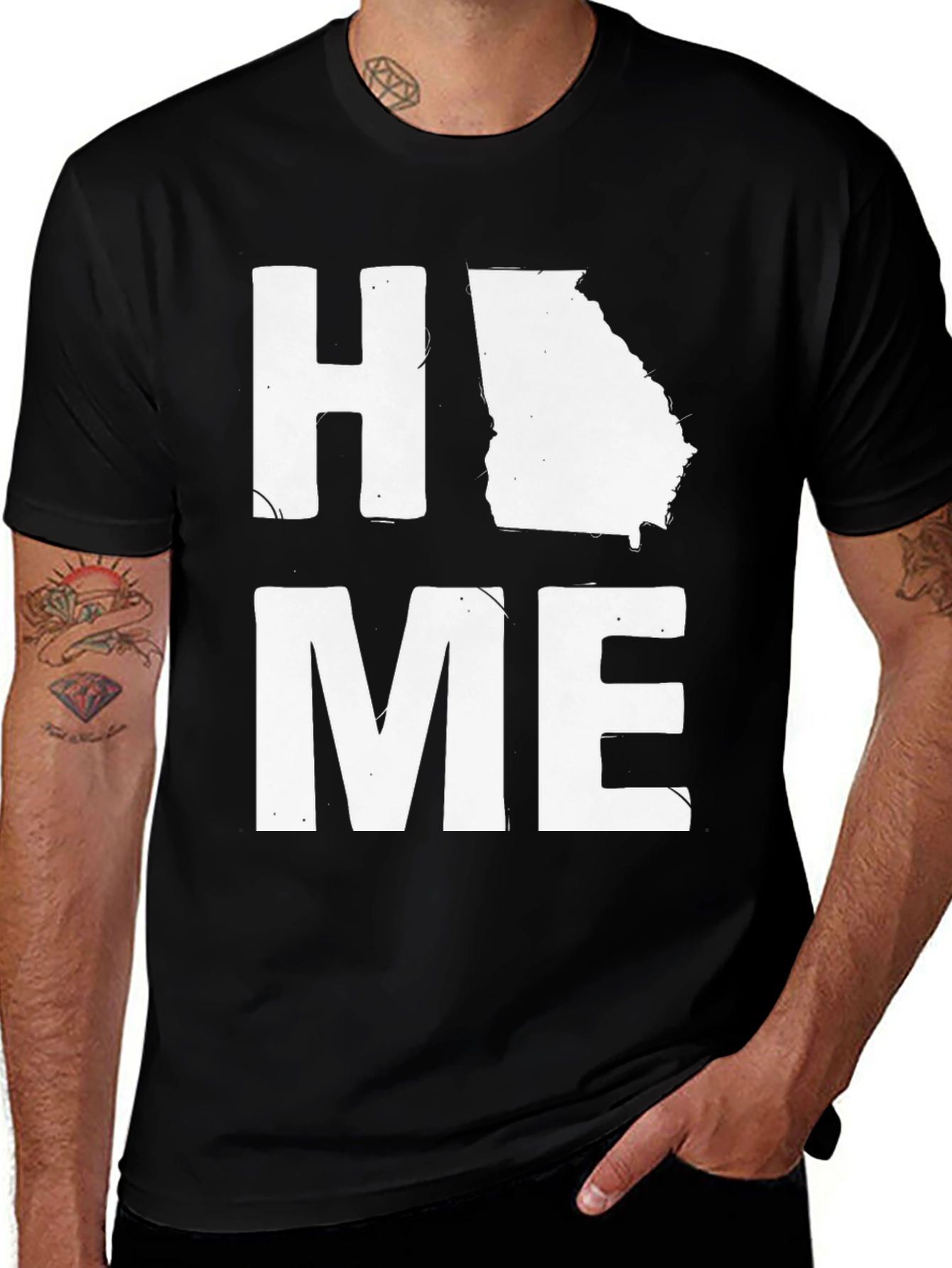 Variant 13 of Georgia State Home Graphic T-Shirt