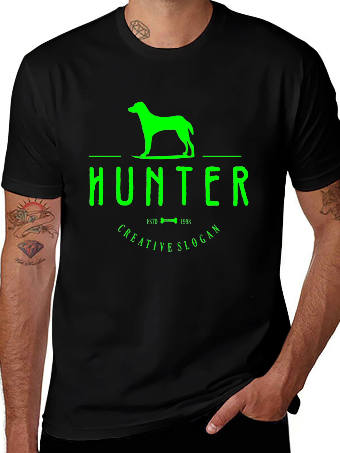 Hunter Dog Graphic T-Shirt - Est. 1998