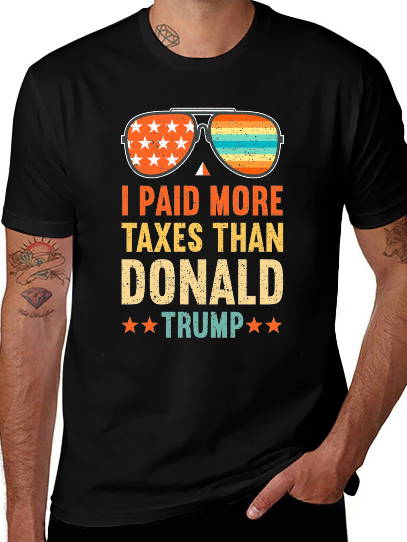 Variant 22 of I Paid More Taxes Than Trump T-Shirt