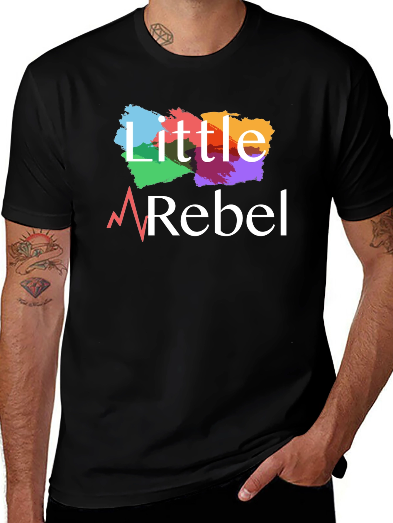 Variant 20 of Little Rebel Graphic T-Shirt - Stylish Cotton Tee