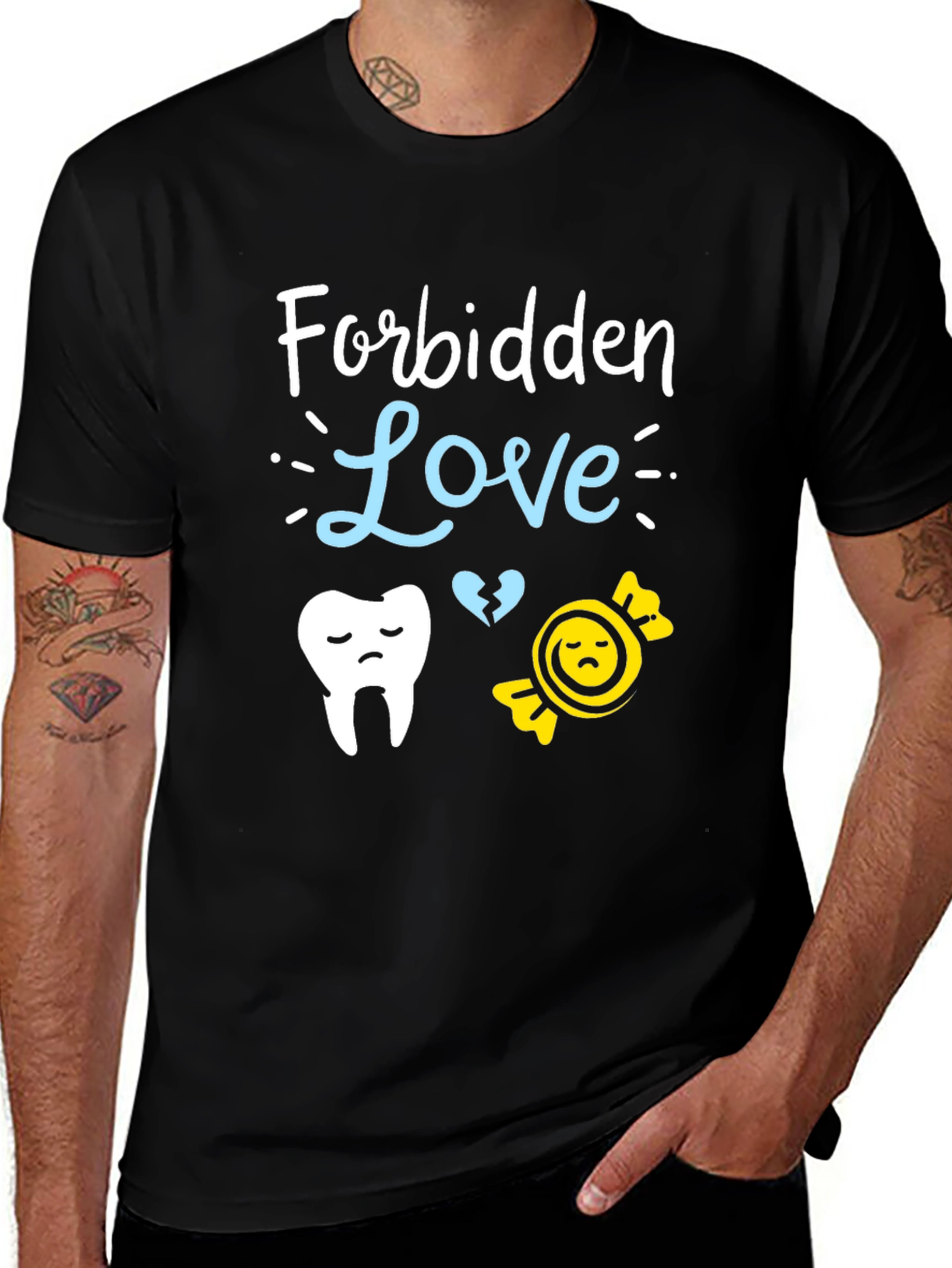 Variant 8 of Forbidden Love Dental T-Shirt
