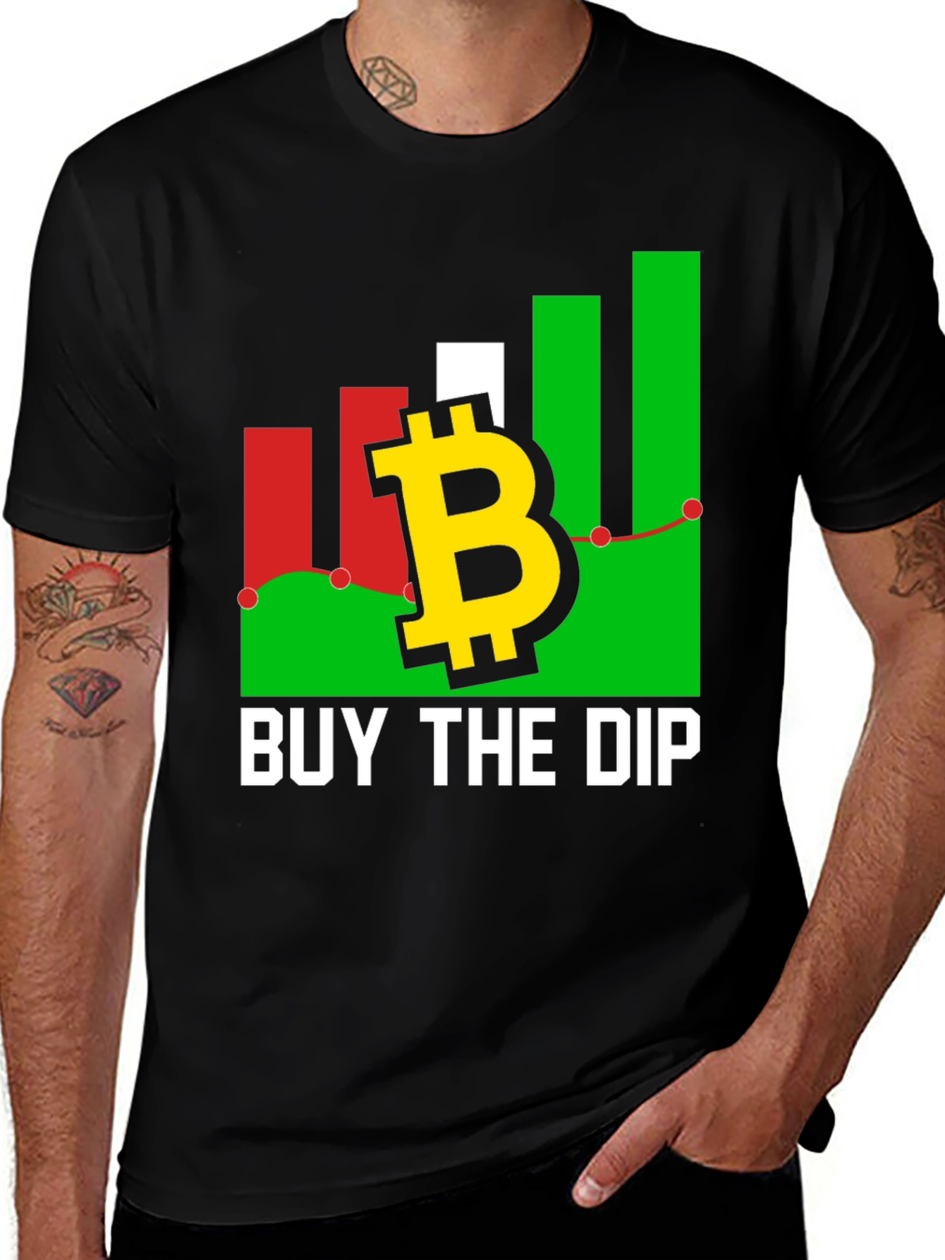 Buy The Dip Bitcoin Crypto T-Shirt