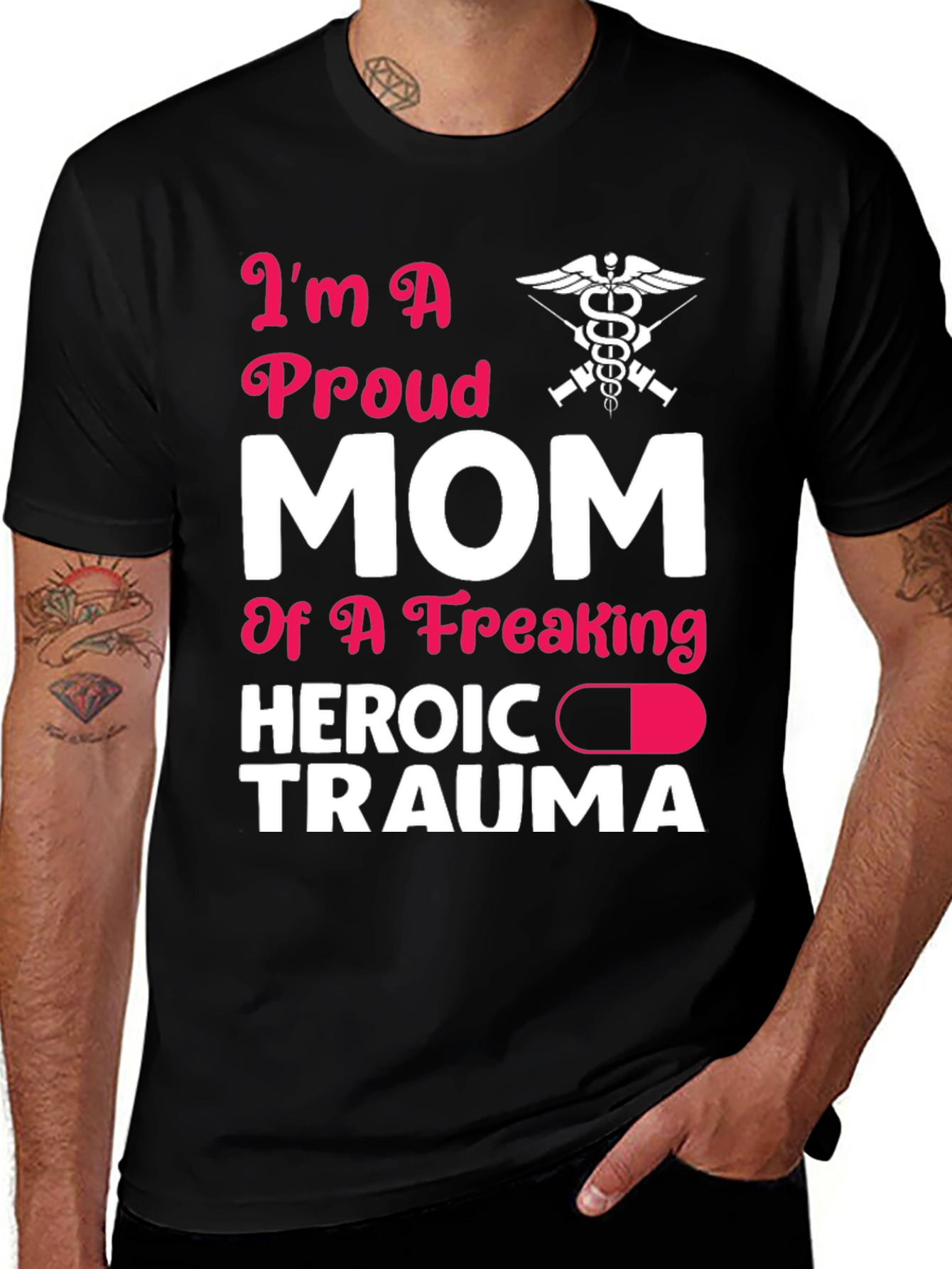 Variant 21 of Proud Mom of a Heroic Trauma T-Shirt