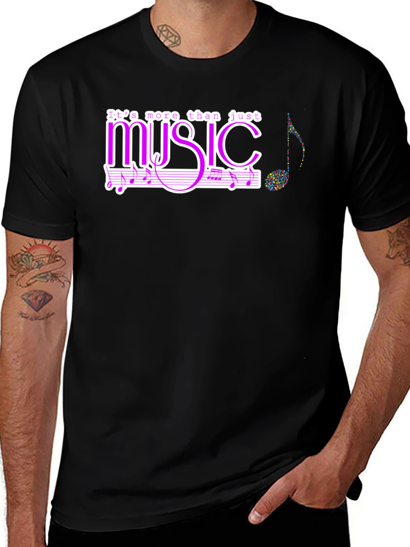 Variant 28 of Music Lover T-Shirt - More Than Just Music Tee