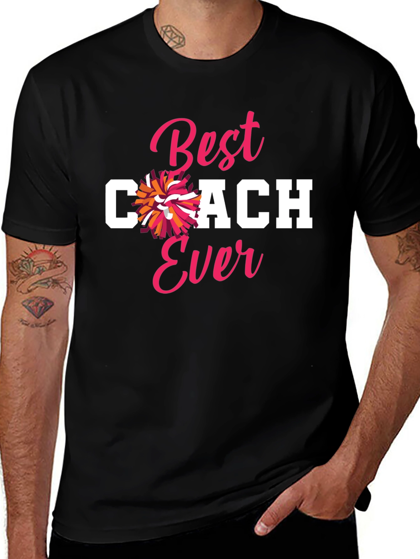 Variant 2 of Best Coach Ever Cheerleading T-Shirt