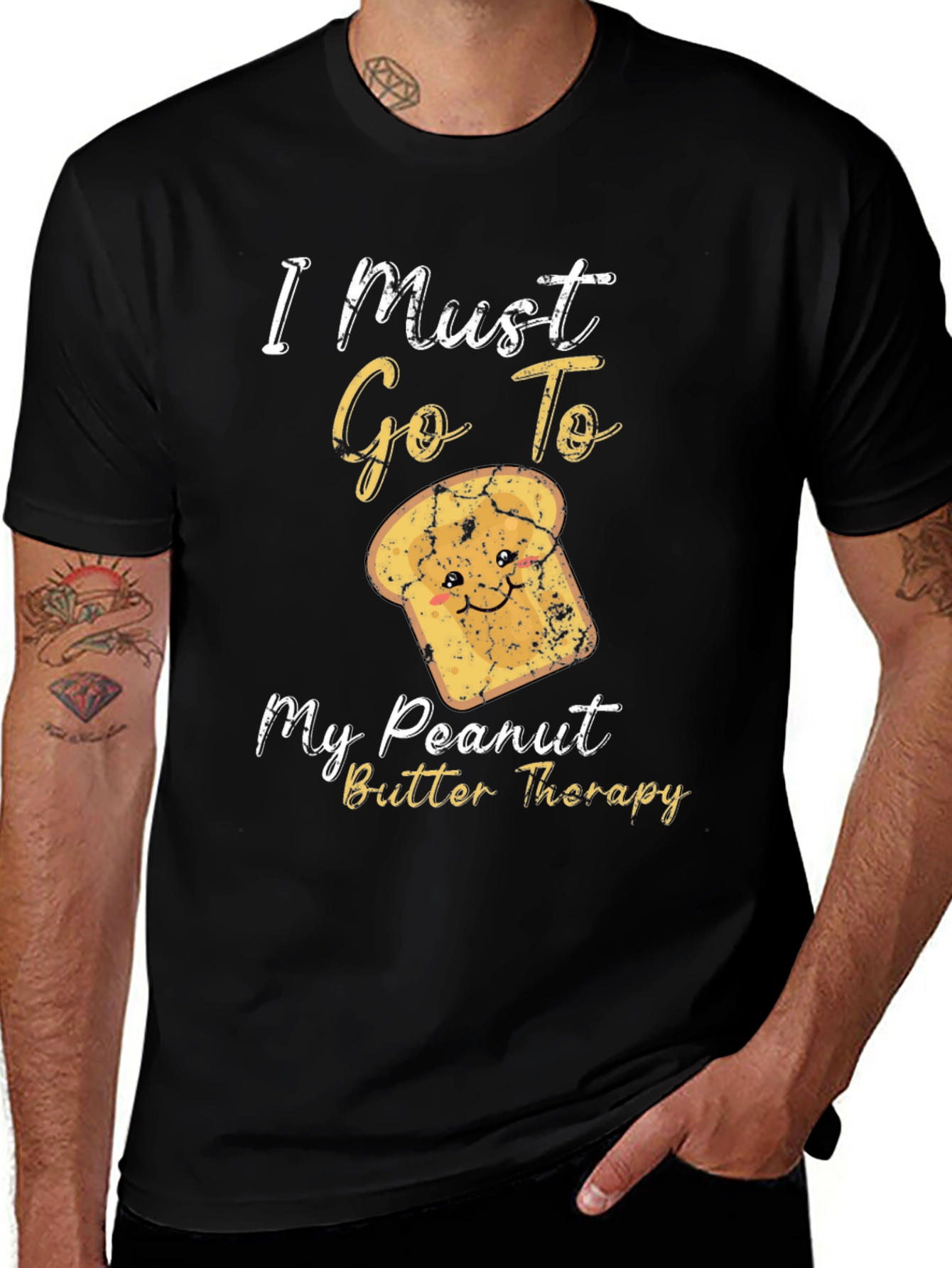 Peanut Butter Therapy T-Shirt - Funny Graphic Tee