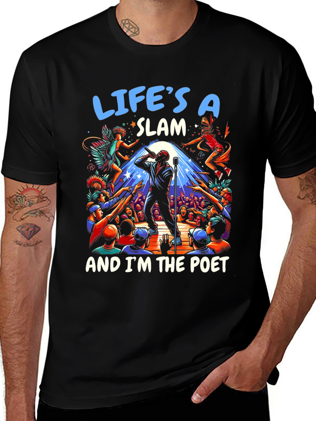 Variant 10 of Life's A Slam Graphic T-Shirt