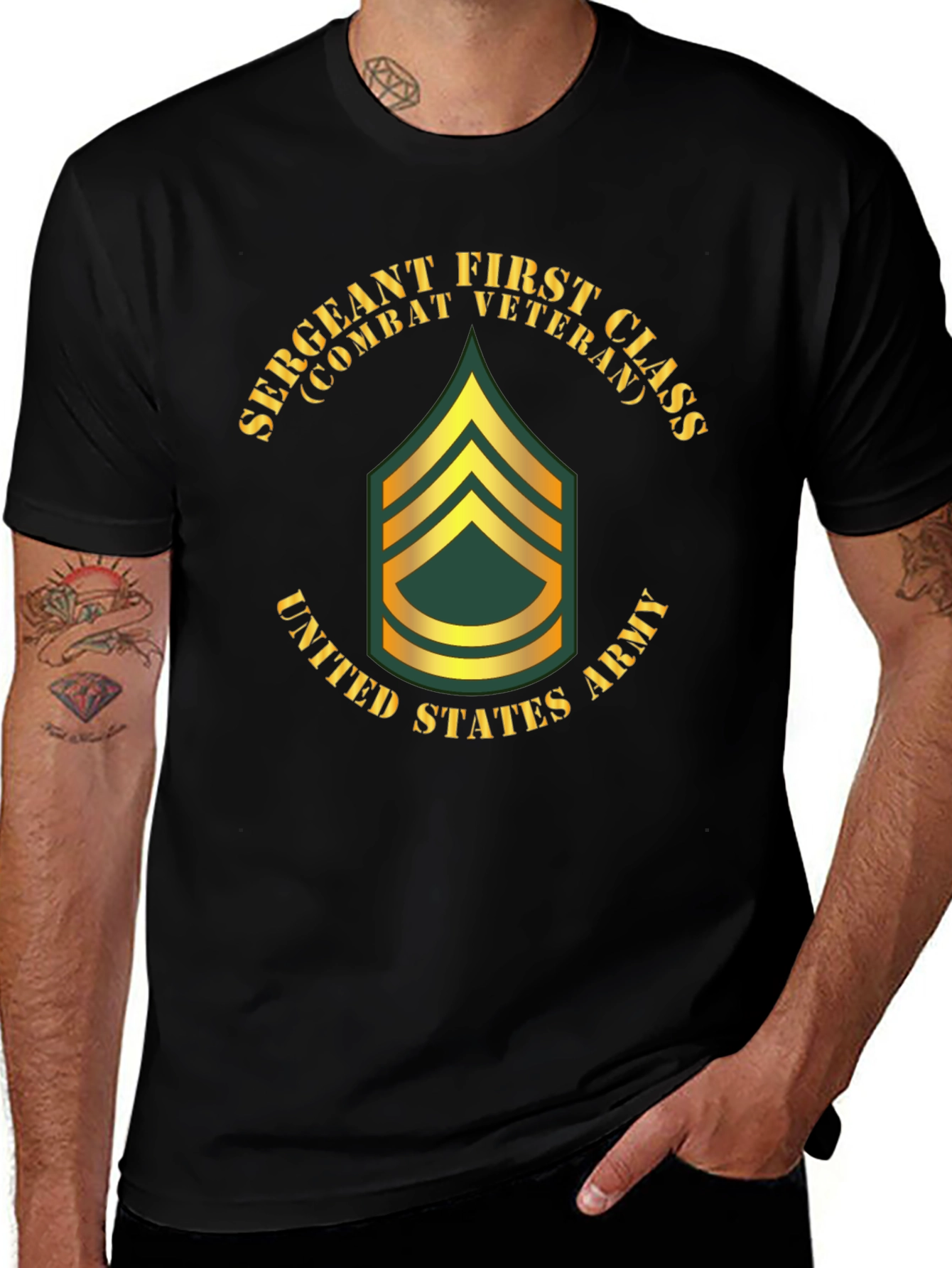 Variant 15 of Sergeant First Class Combat Veteran T-Shirt