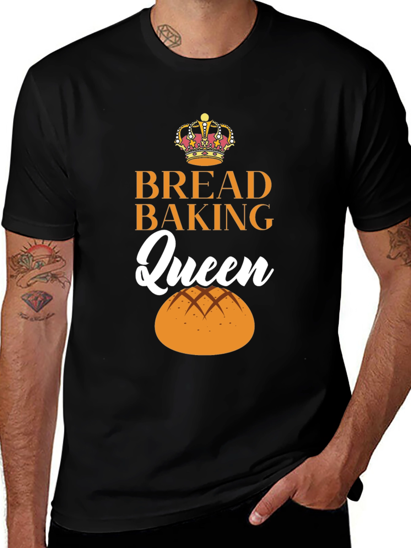 Variant 17 of Bread Baking Queen Graphic T-Shirt