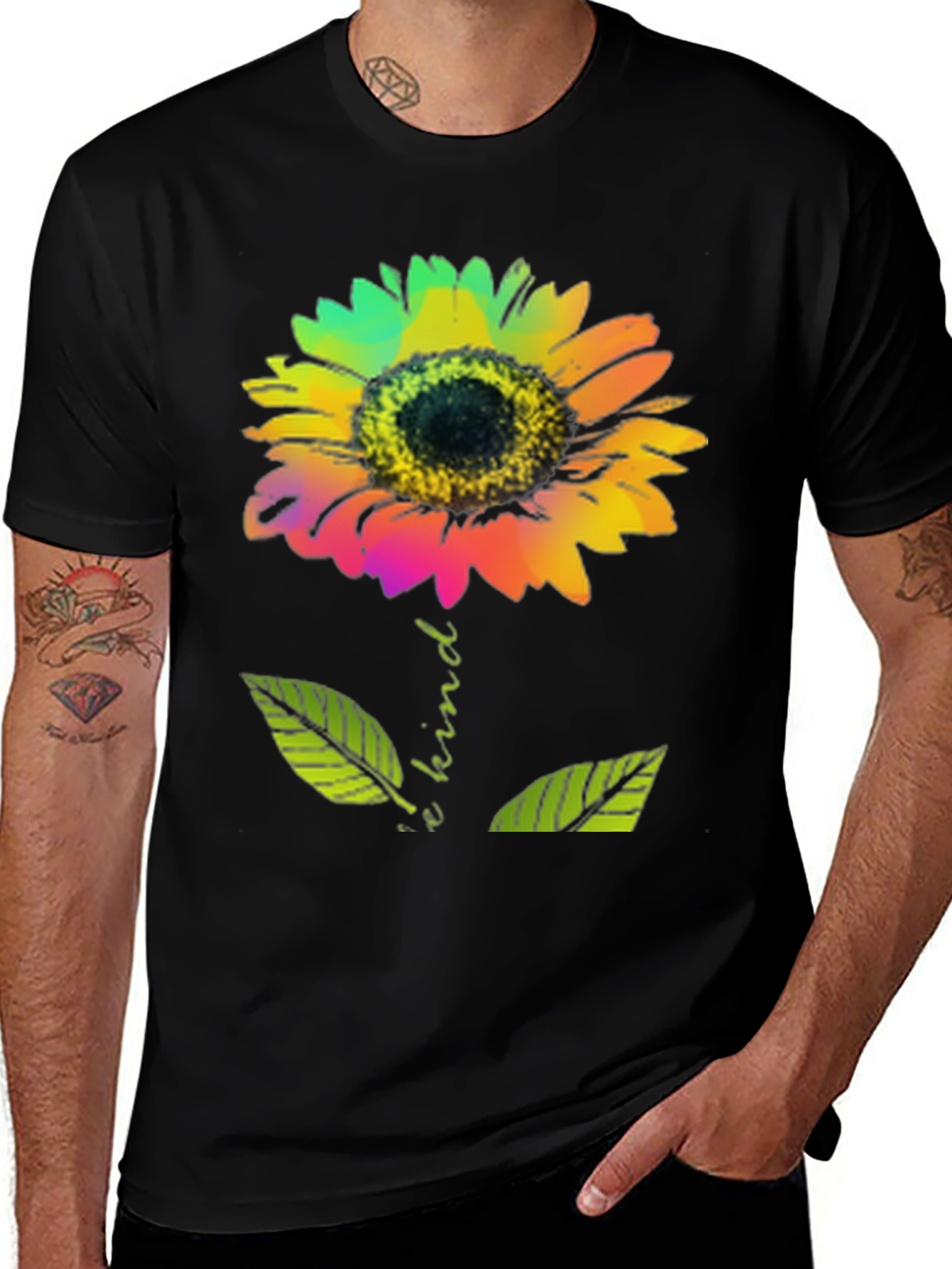 Variant 13 of Kind Sunflower Graphic T-Shirt