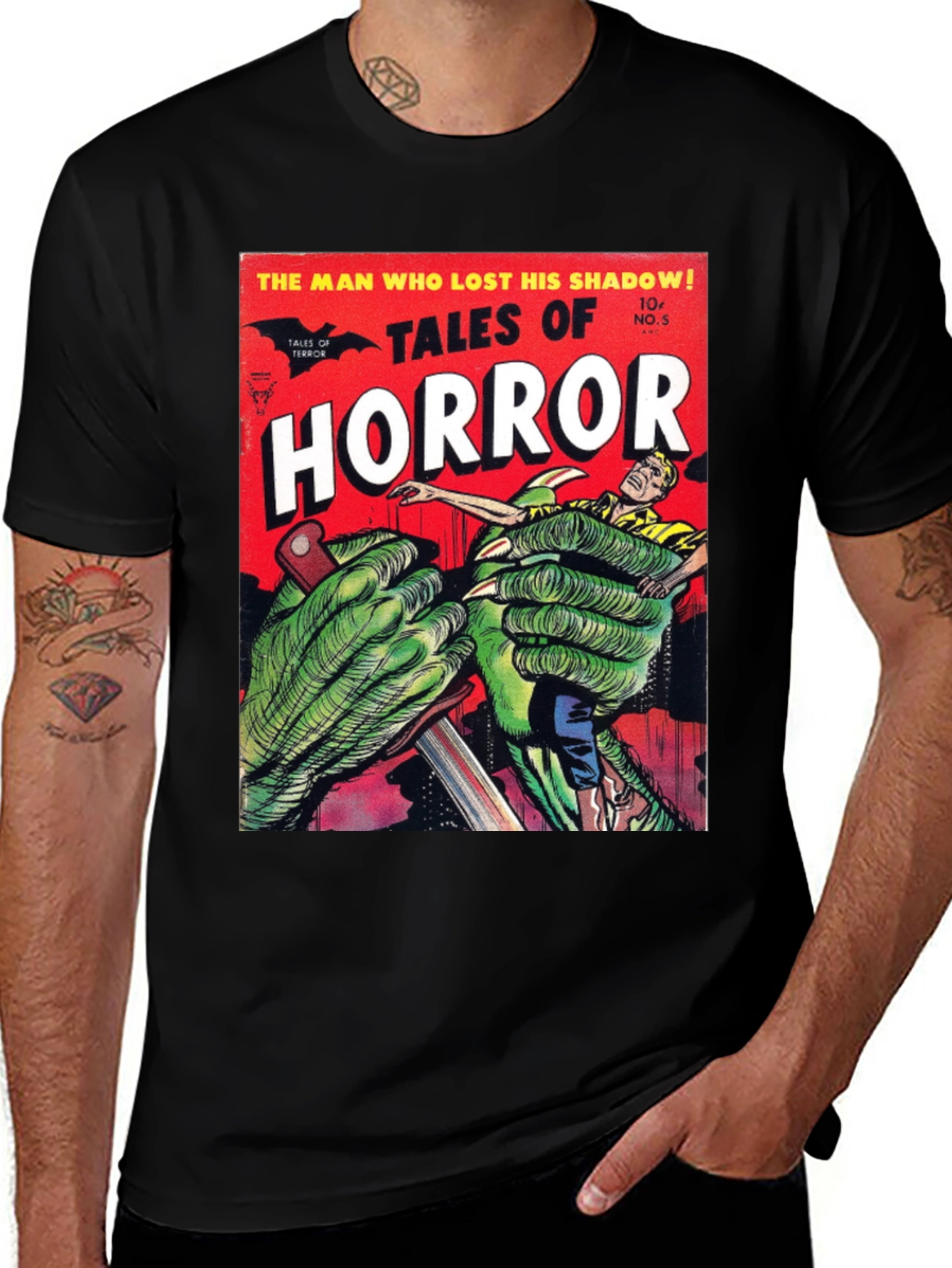Variant 9 of Tales of Horror Comic Book T-Shirt