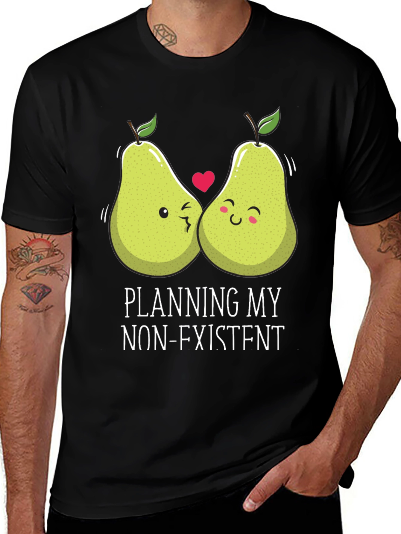 Variant 28 of Funny Pear Couple T-Shirt - Planning My Non-Existent Wedding!