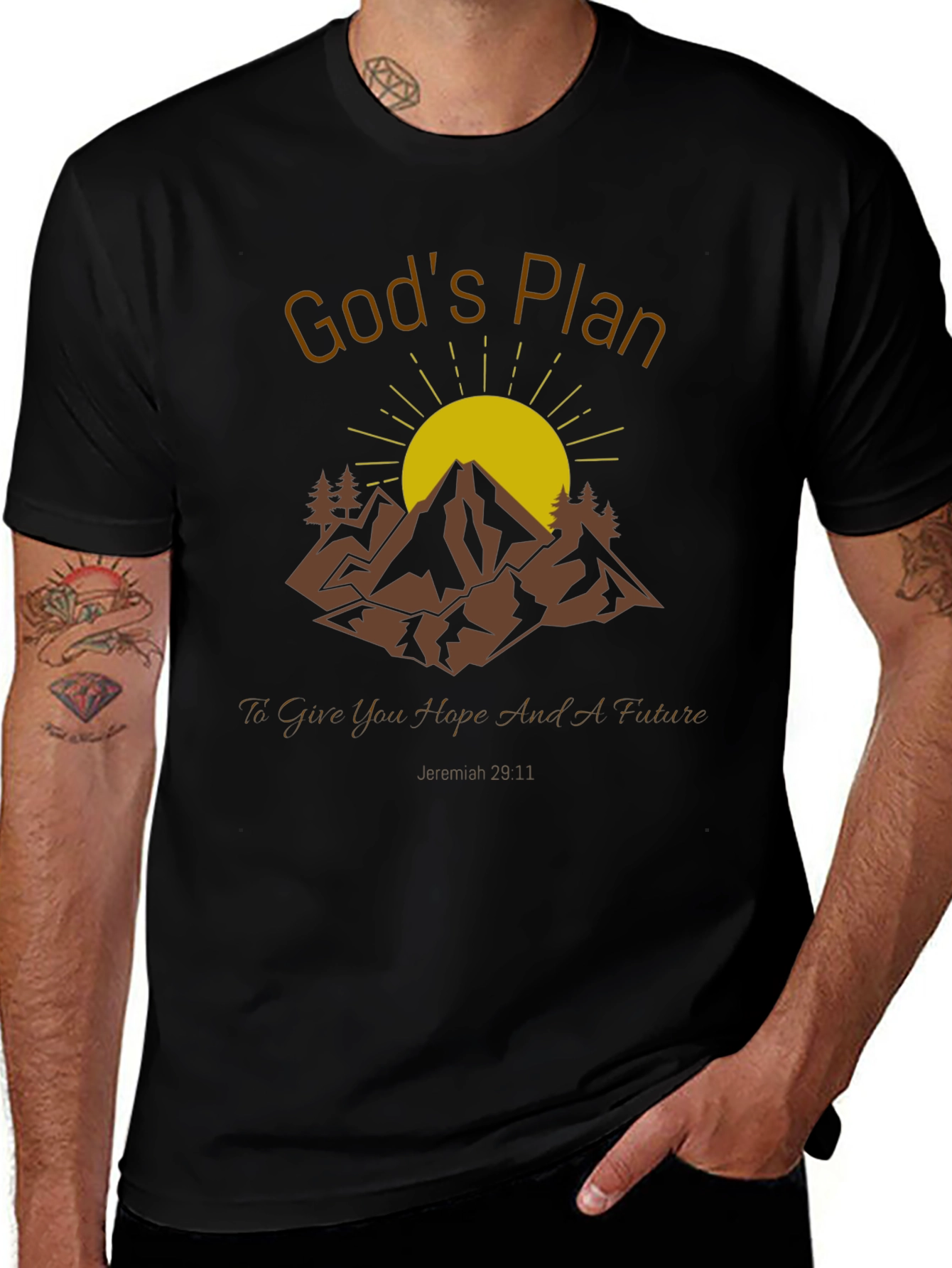 Variant 16 of God's Plan T-Shirt: Hope & Future