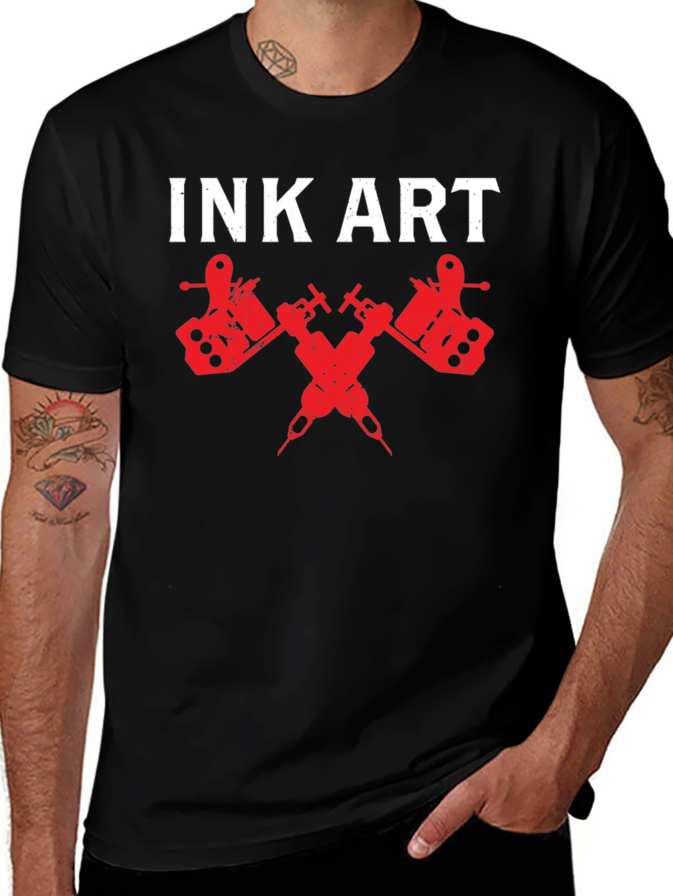 Variant 22 of Ink Art Tattoo Machine Graphic T-Shirt