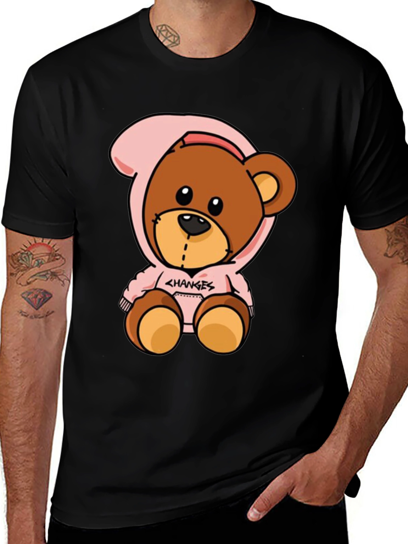 Variant 3 of Teddy Bear Graphic Tee - Trendy Unisex T-Shirt