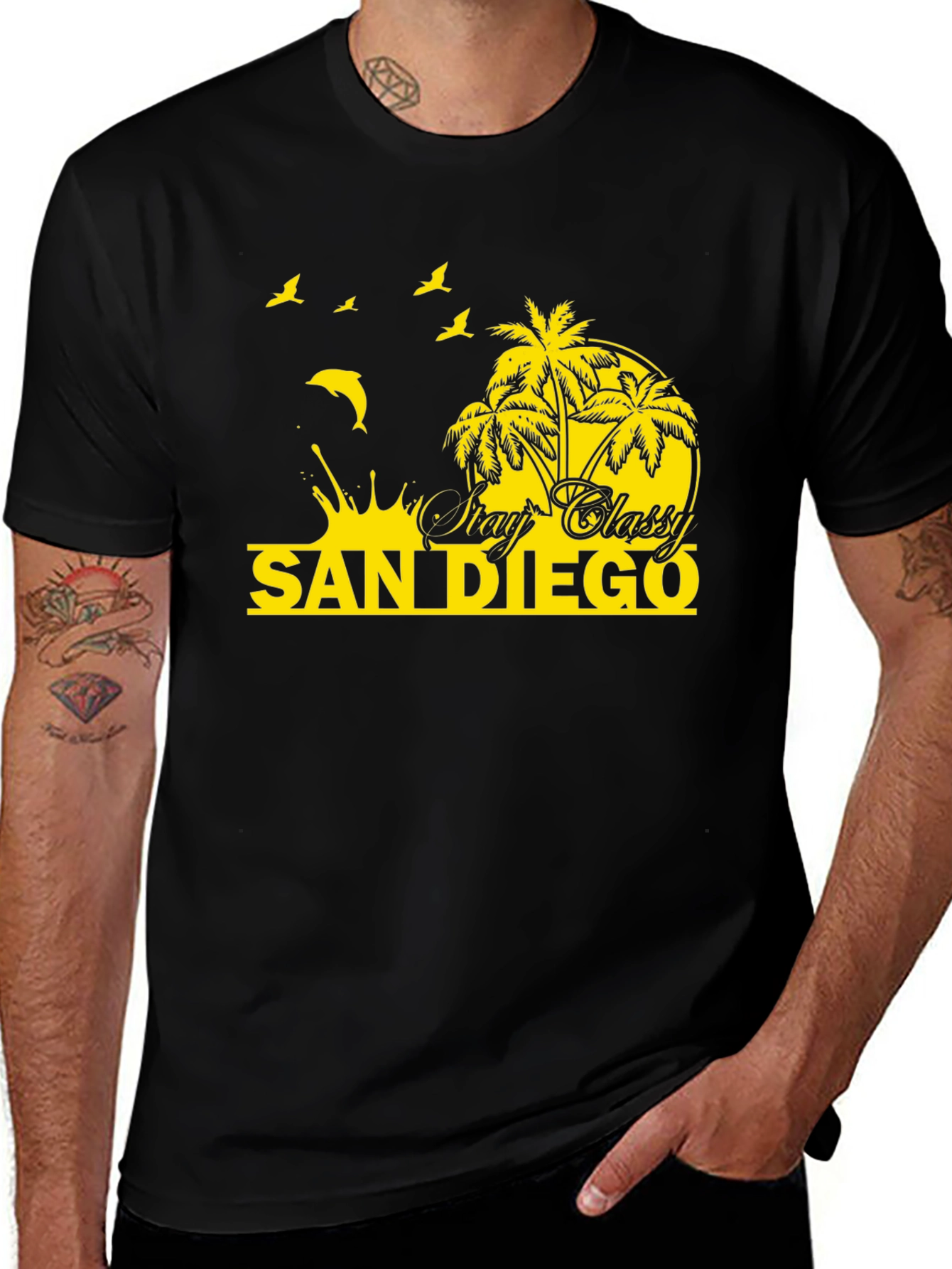 Variant 17 of Stay Classy San Diego Graphic Tee