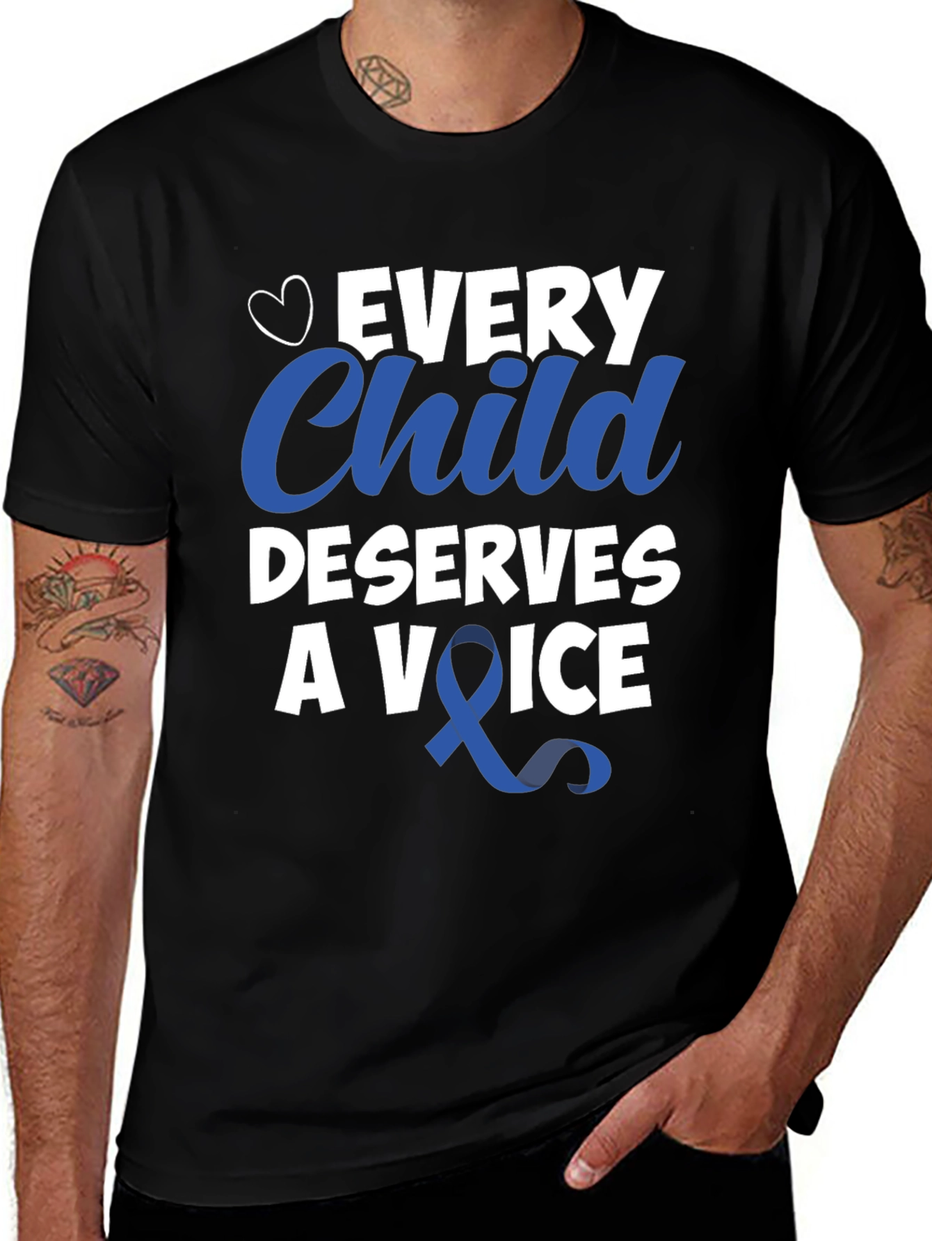 Black Every Child Deserves a Voice T-Shirt main image
