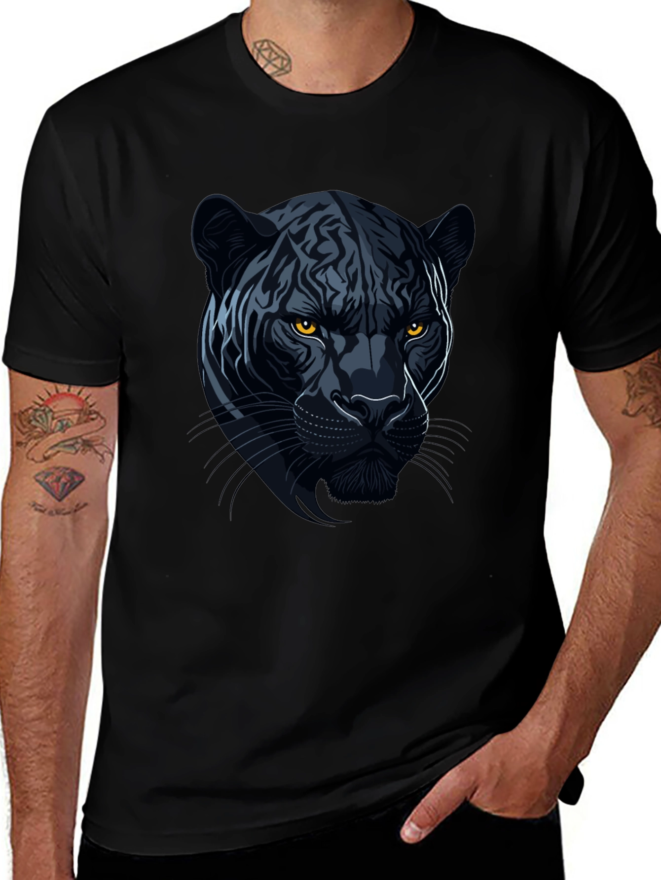 Variant 15 of Black Panther Graphic Tee - Mens Casual