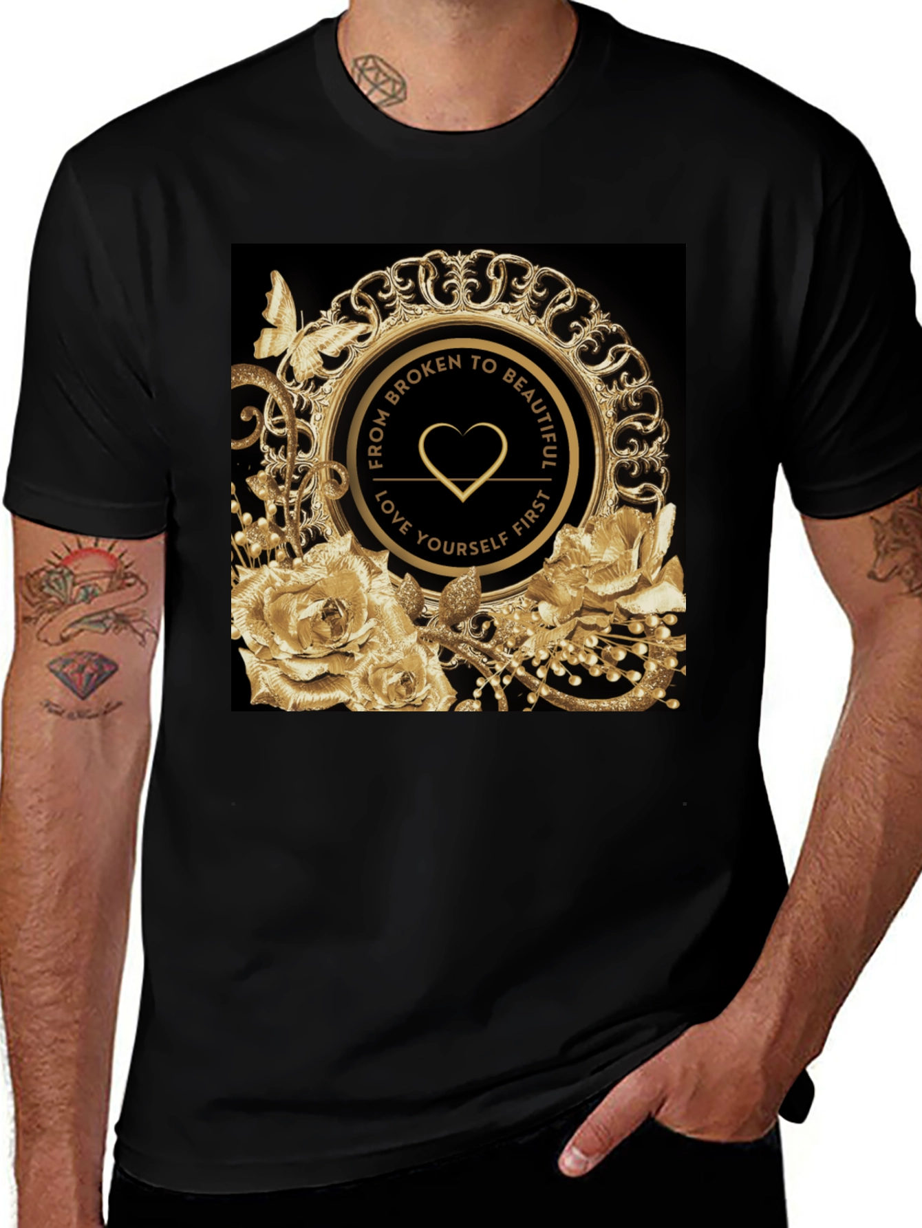 Variant 5 of Broken to Beautiful Graphic T-Shirt