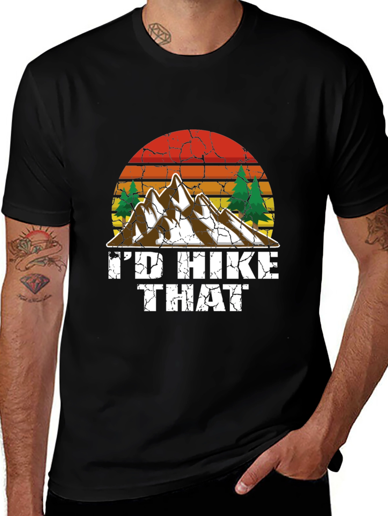 Variant 8 of I'd Hike That - Mountain Adventure T-Shirt