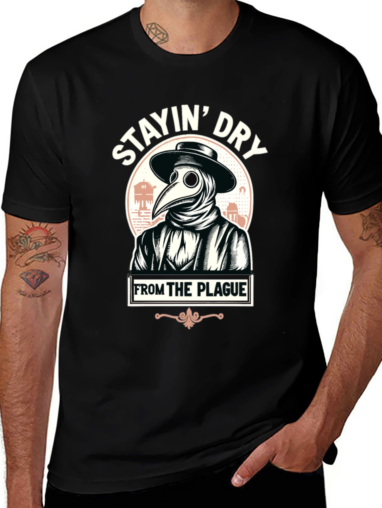 Variant 11 of Stayin' Dry From The Plague Graphic T-Shirt