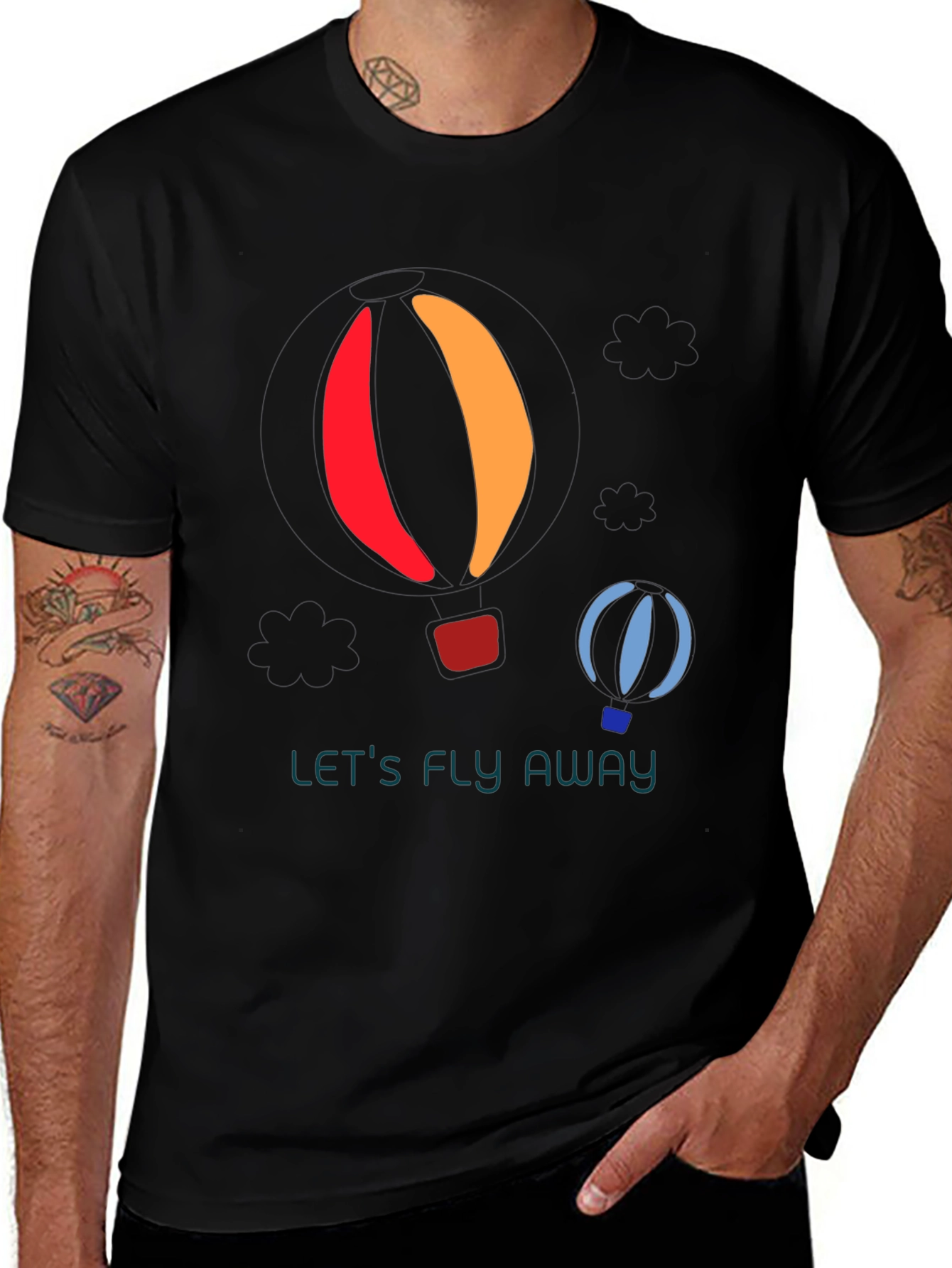 Variant 28 of Let's Fly Away Graphic Tee