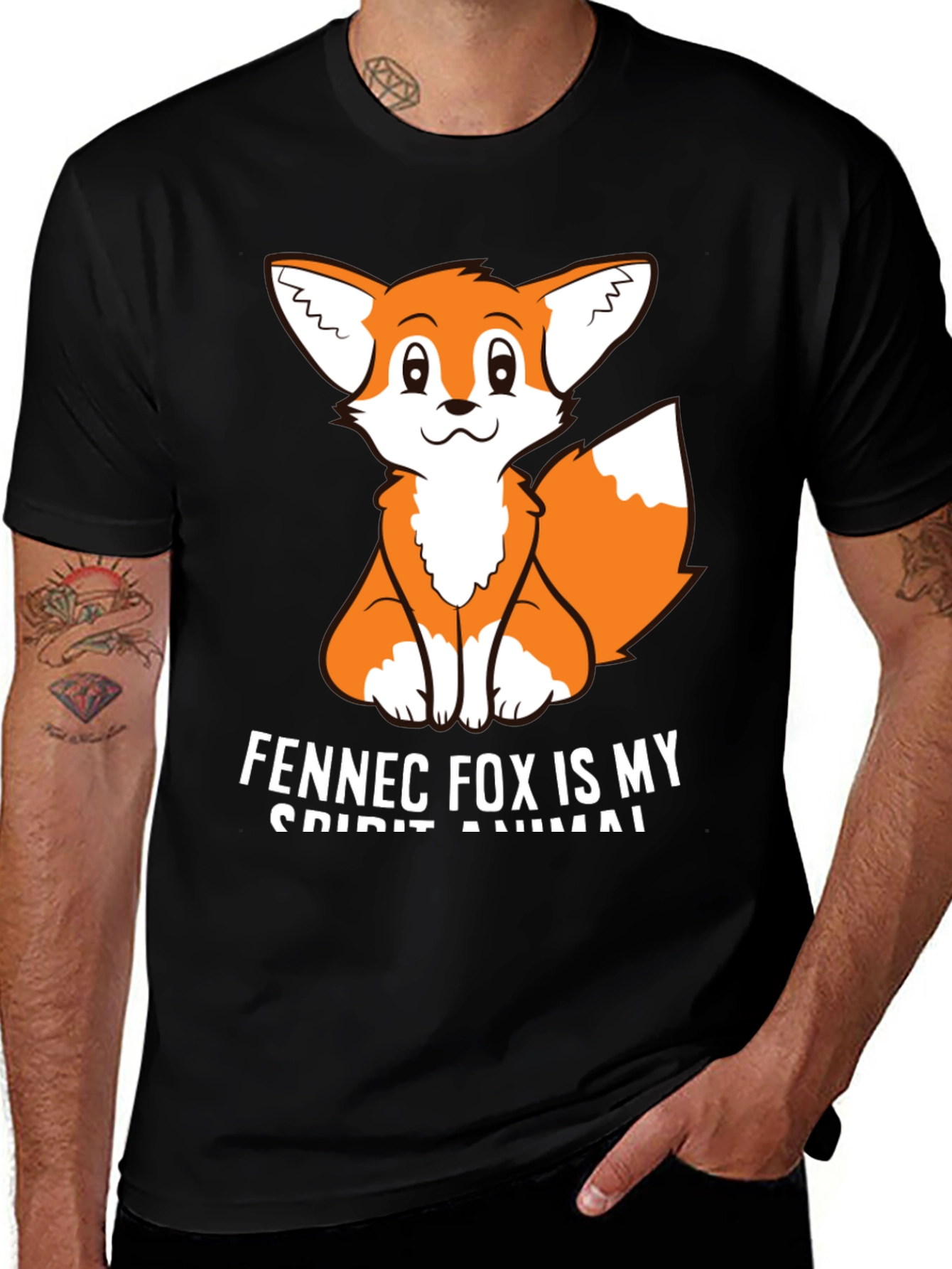 Fennec Fox Spirit Animal Graphic Tee