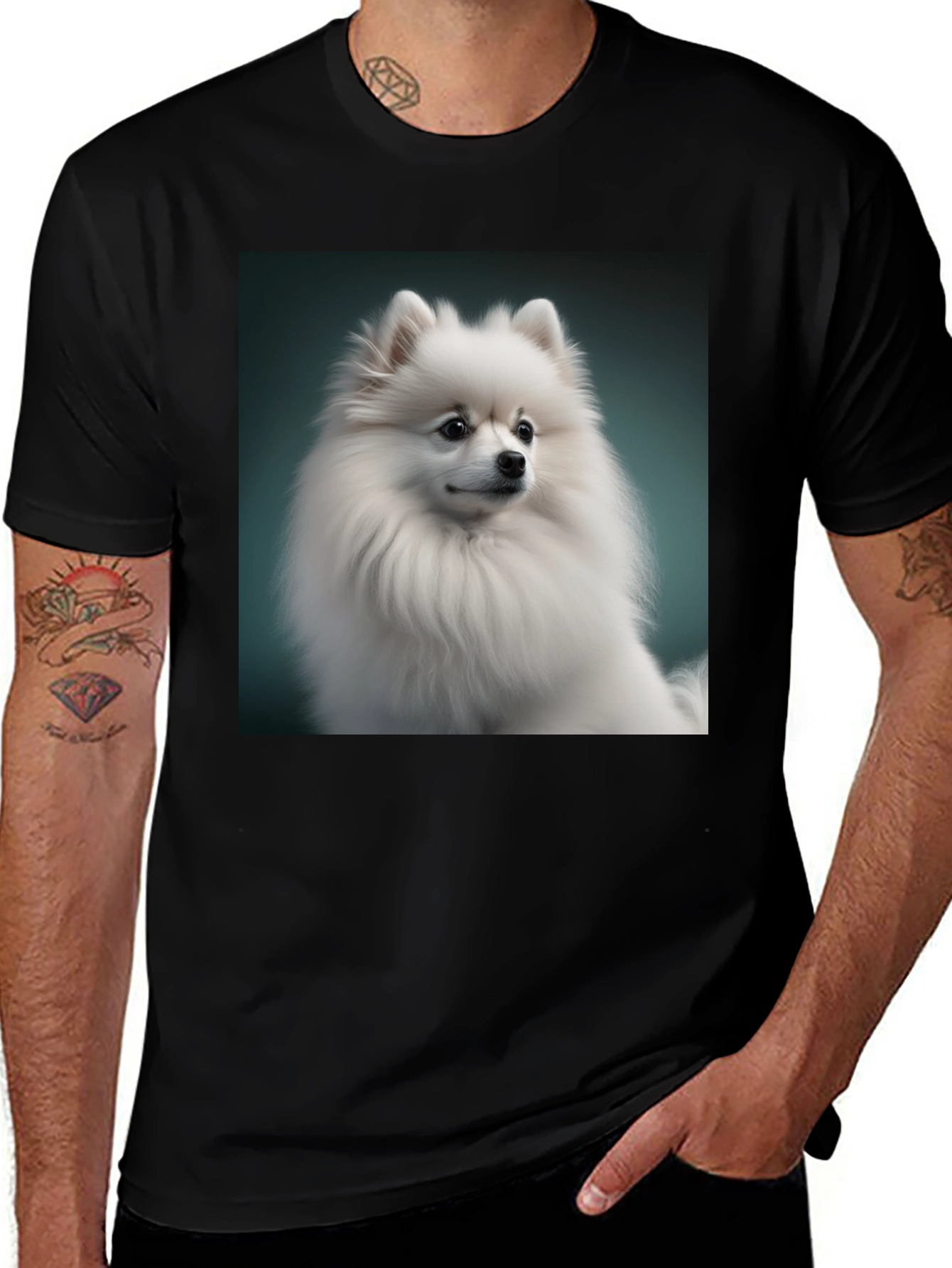 Black Dog Lover's Black T-Shirt main image