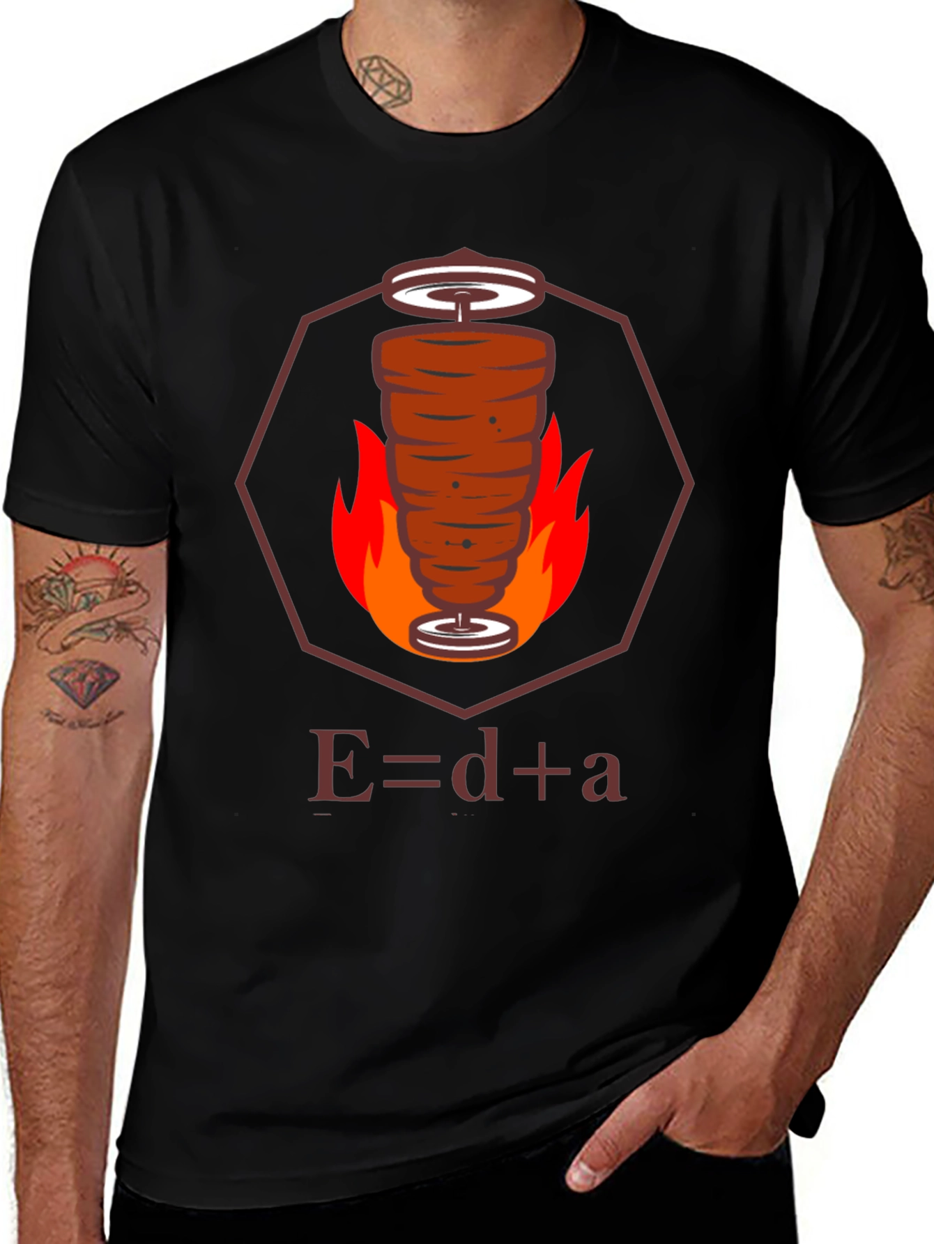 Variant 22 of Doner Kebab T-Shirt: Delicious Foodie Tee