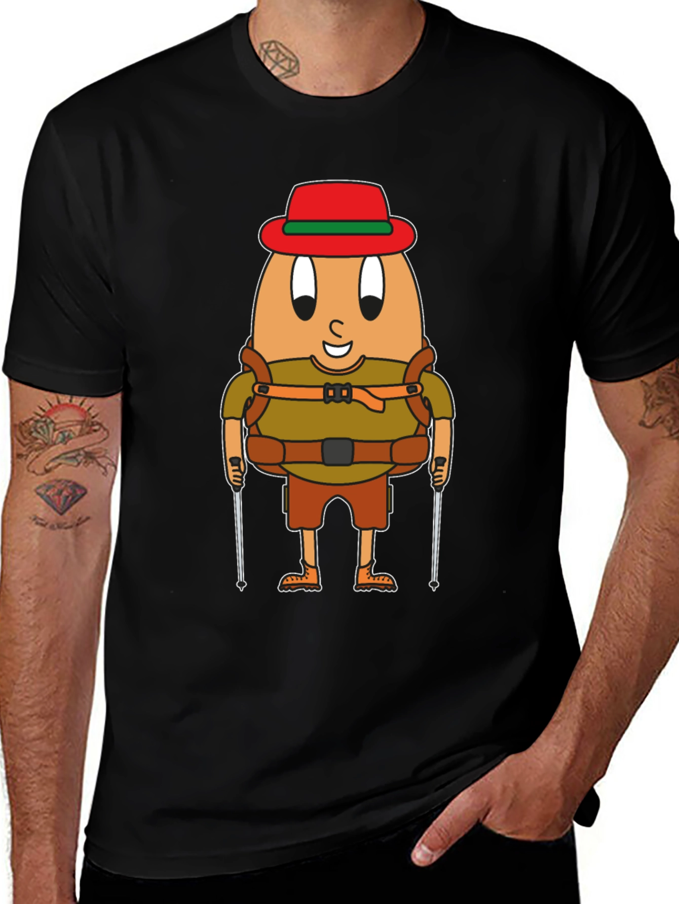 Egg Hiker T-Shirt - Adventure Ready!