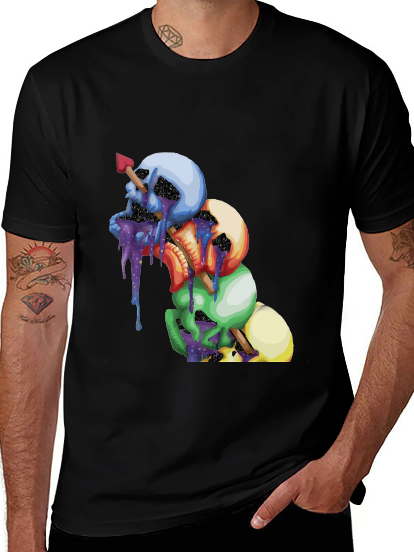 Skull Pile Arrow T-Shirt