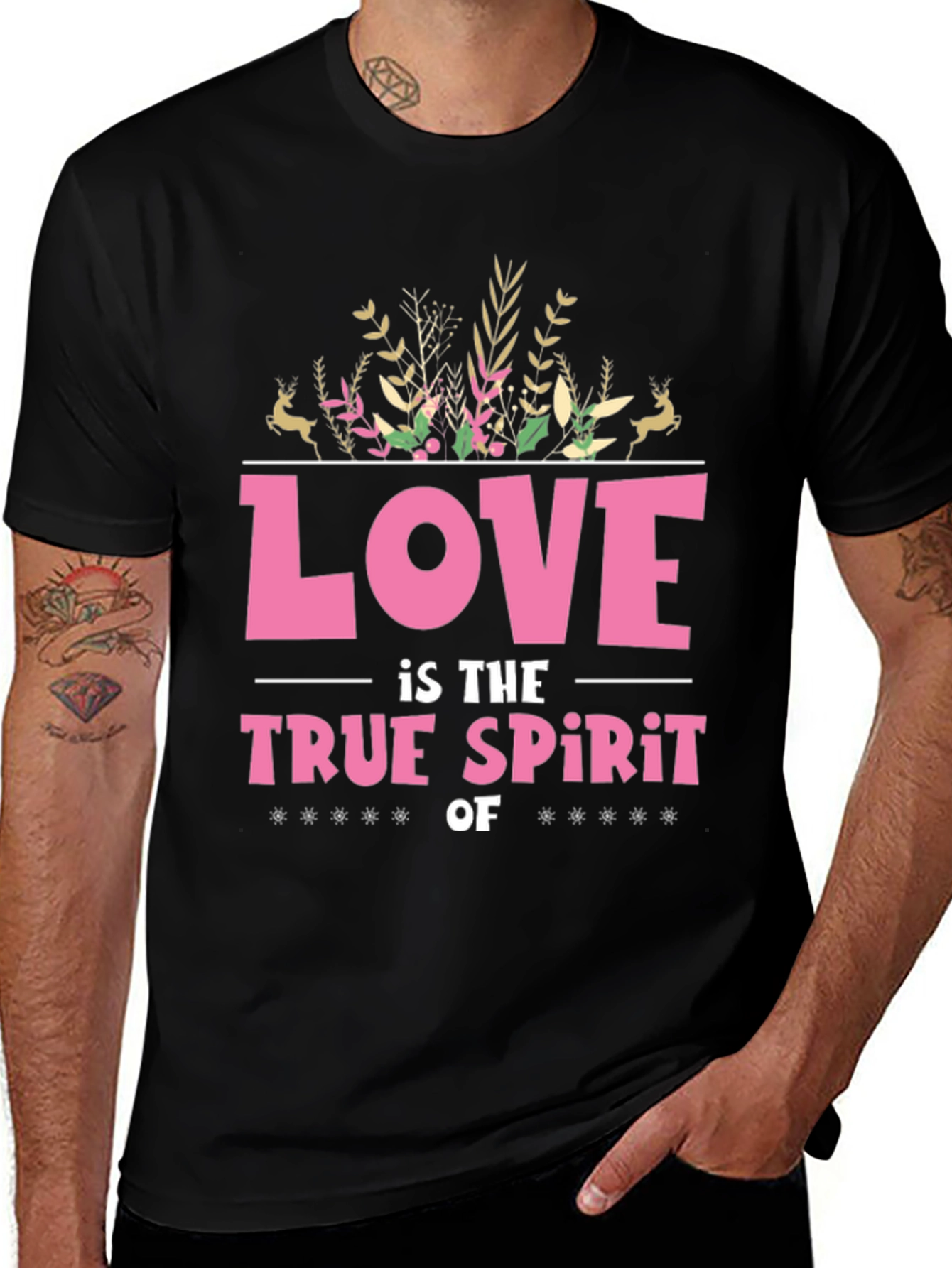 Variant 3 of Love is the True Spirit Graphic Tee